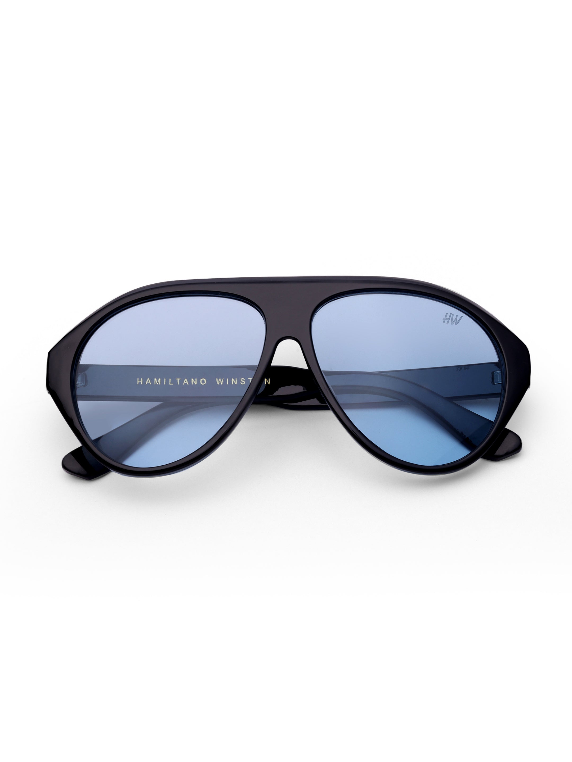 Men's UV Protected Blue Aviator Sunglasses