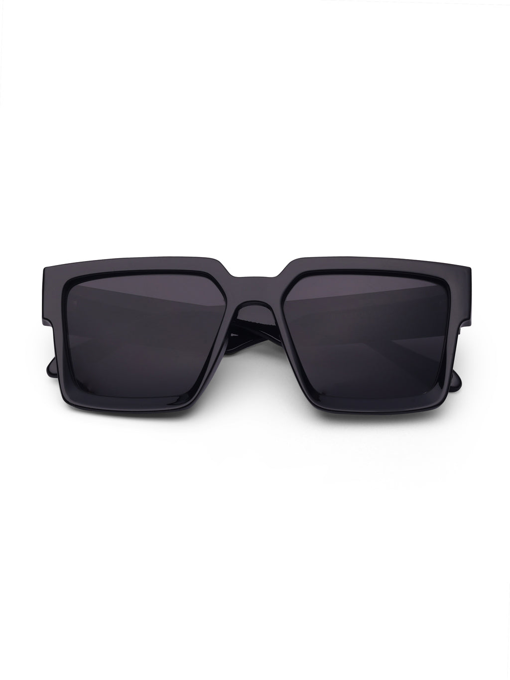 Women's Black Square Oversize Sunglasses