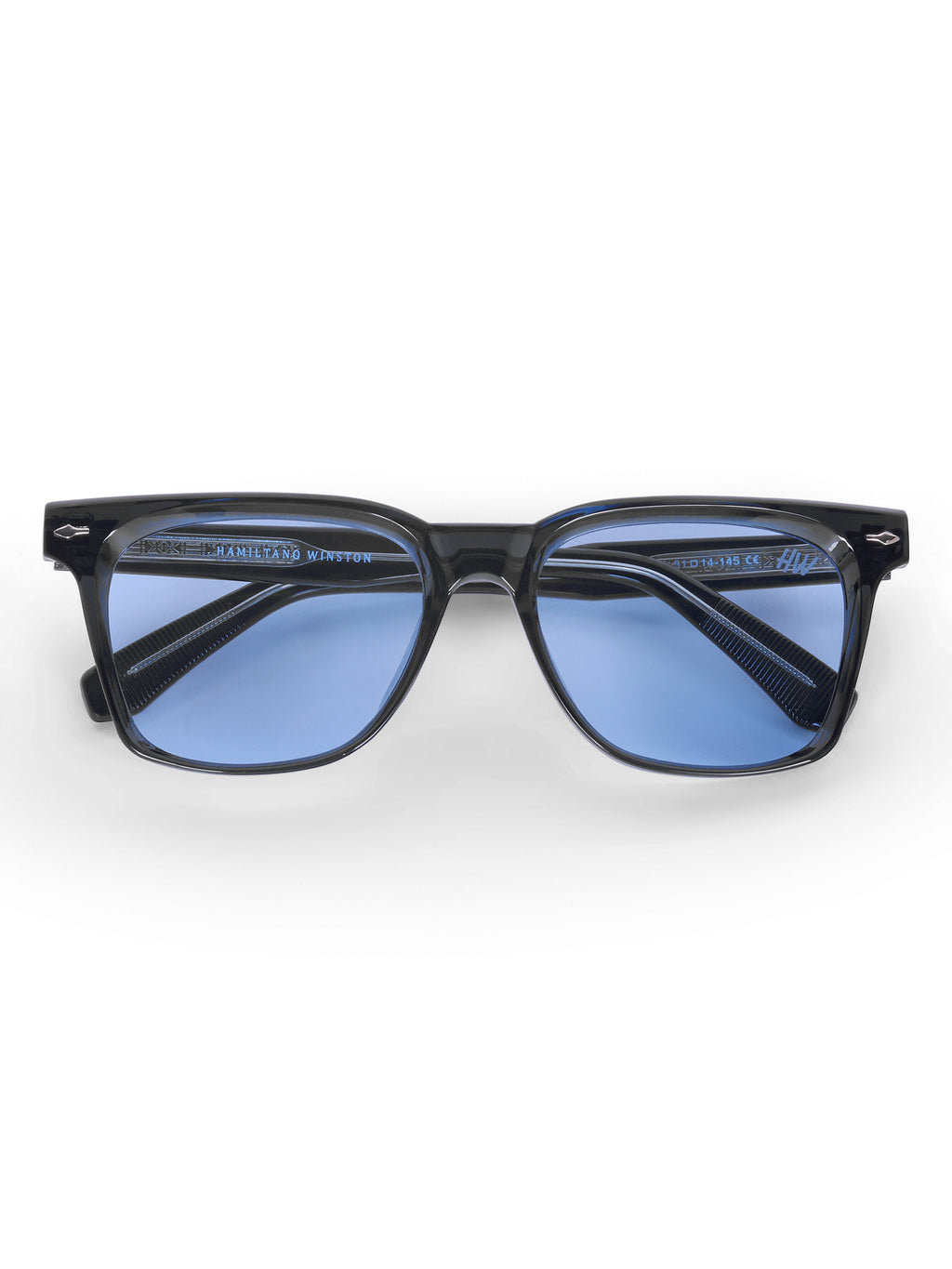 Women's Blue UV Protected Rectangular Sunglasses