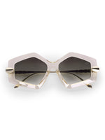 Women's Transparent Brown UV Protected Sunglasses