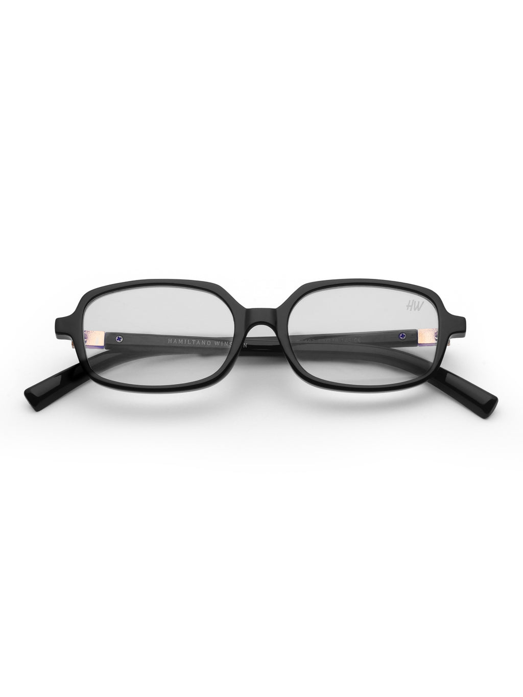 Women's Small Rectangle Transparent Frame