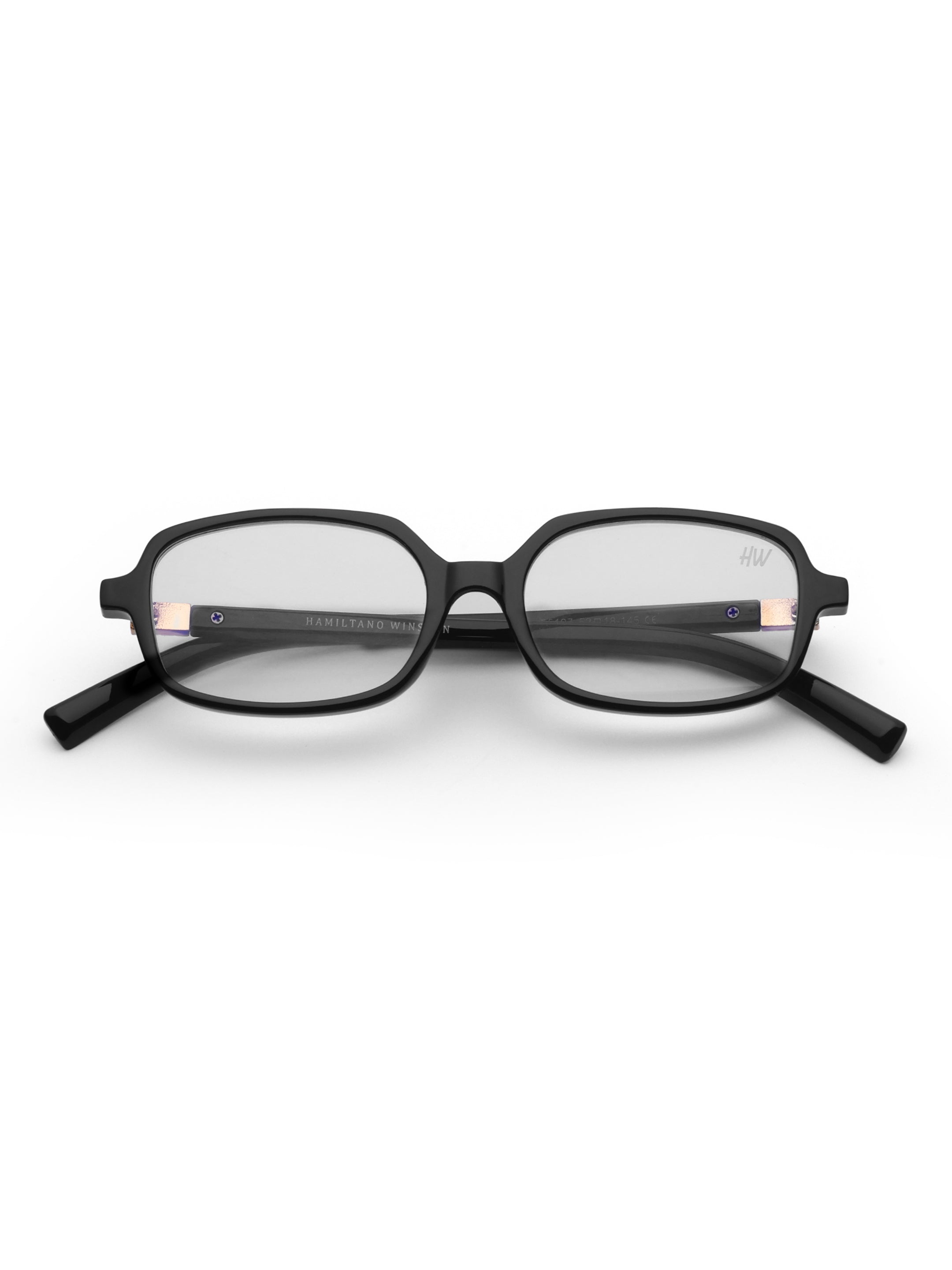 Women's Small Rectangle Transparent Frame