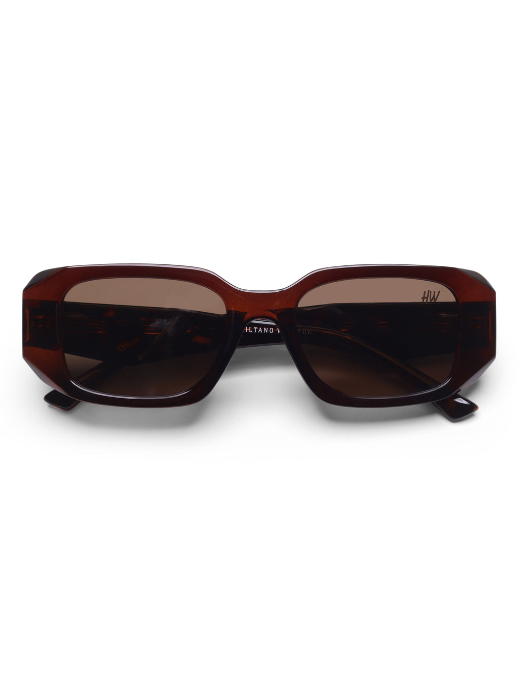 Aveline Oval Brown UV Protected Womens Sunglasses