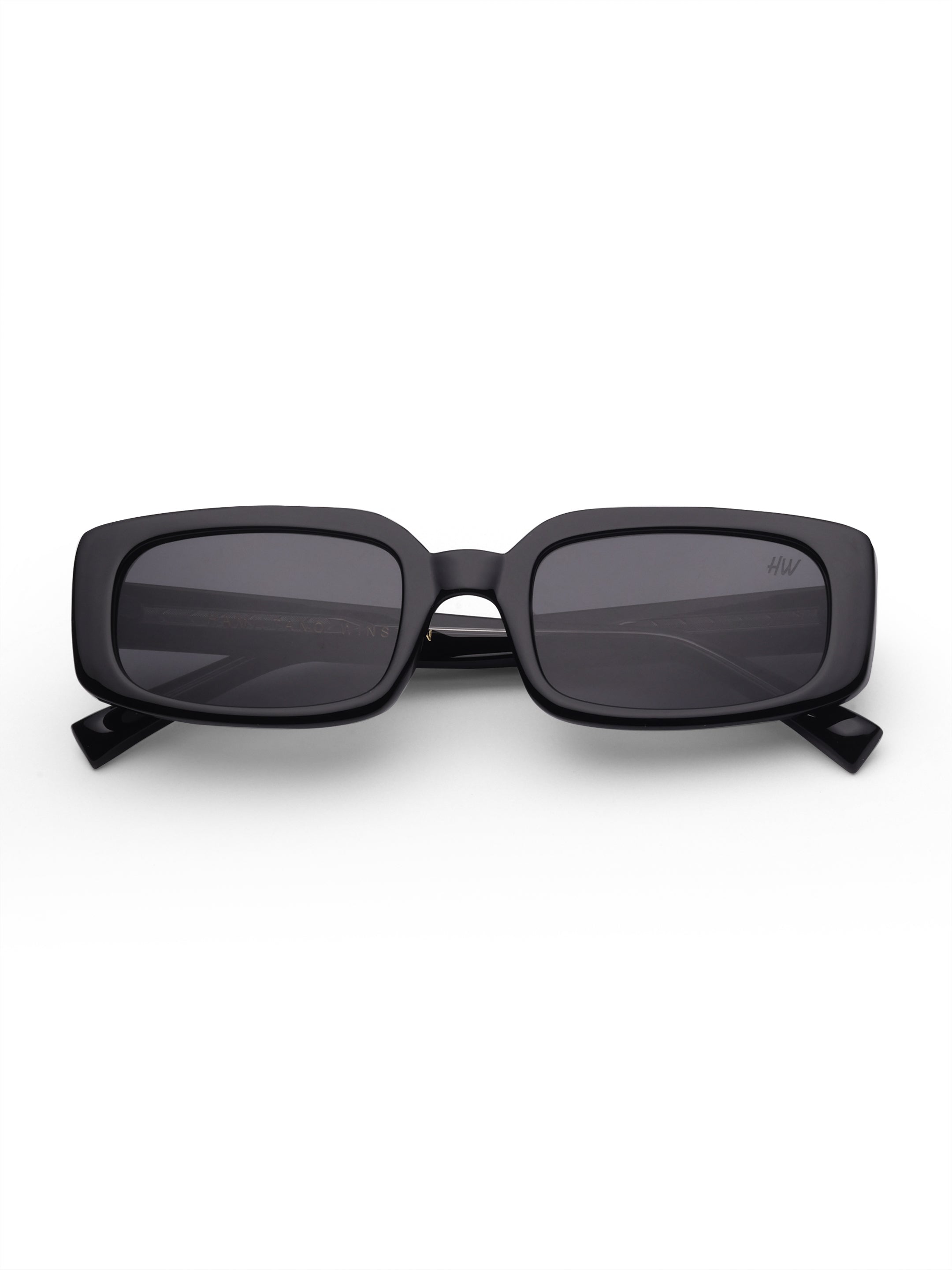 Women's Black Sleek Sunglasses