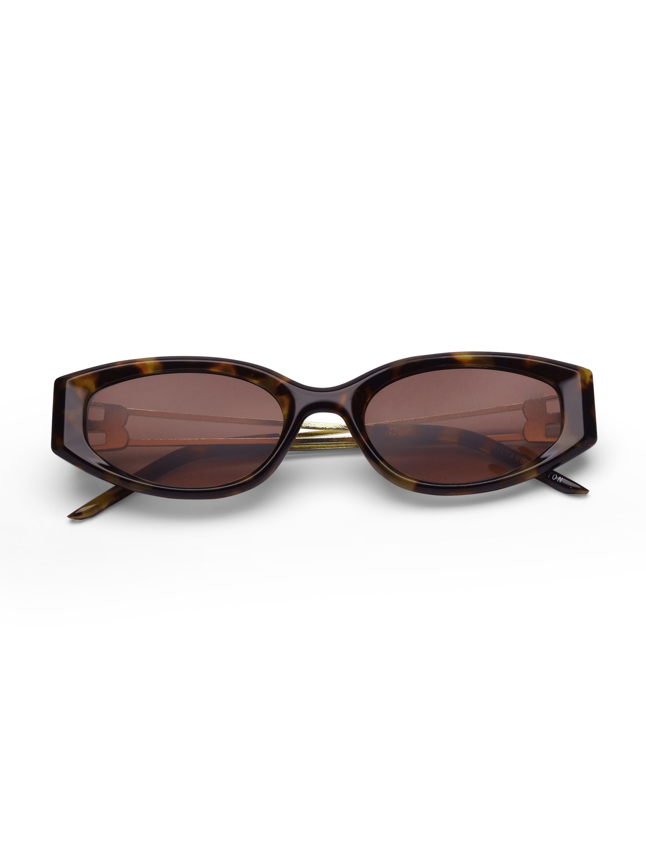 Women's Leopard Brown Cat Eye Sunglasses