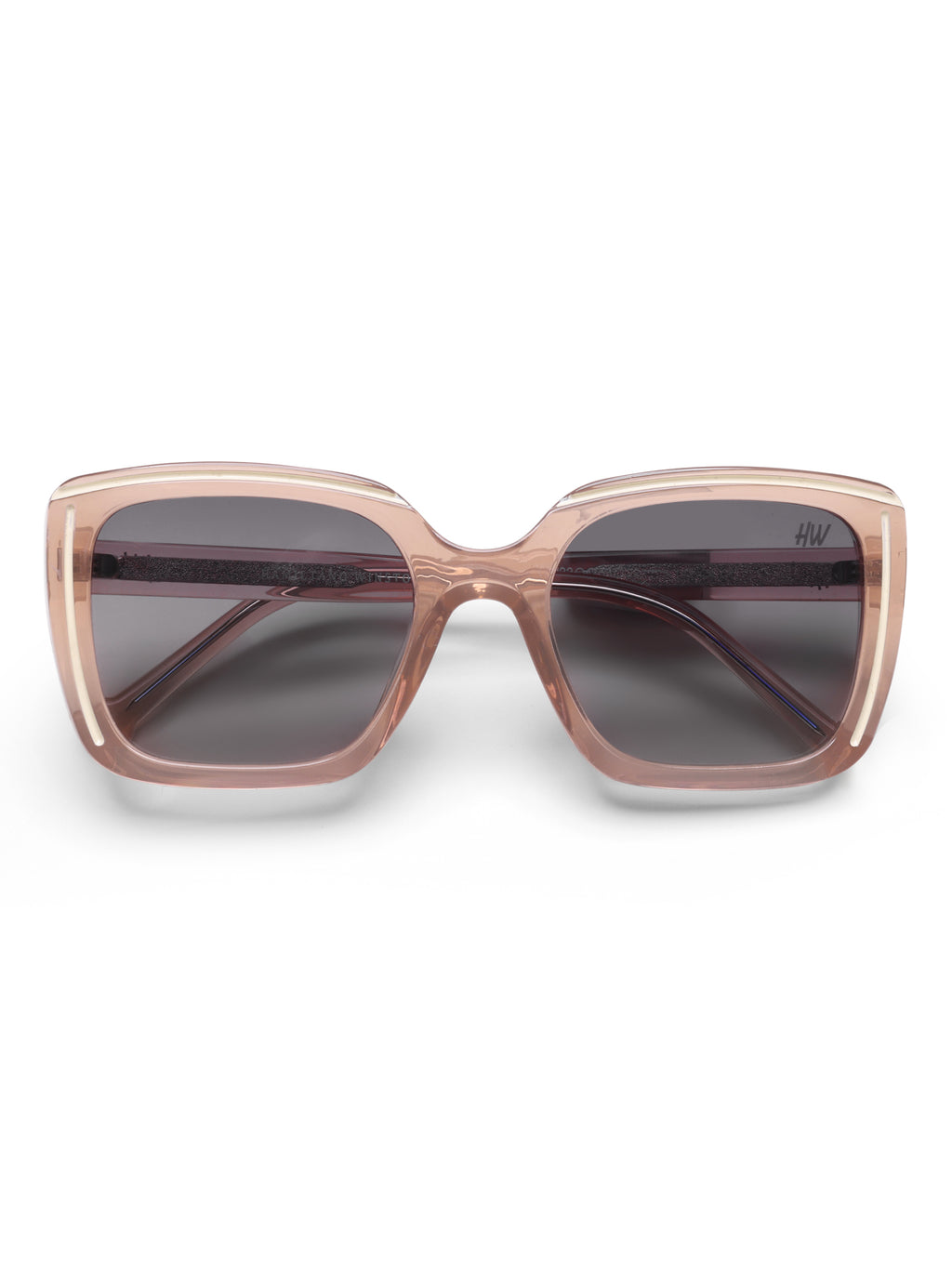 Isola Pink Square UV Protected Womens Sunglasses