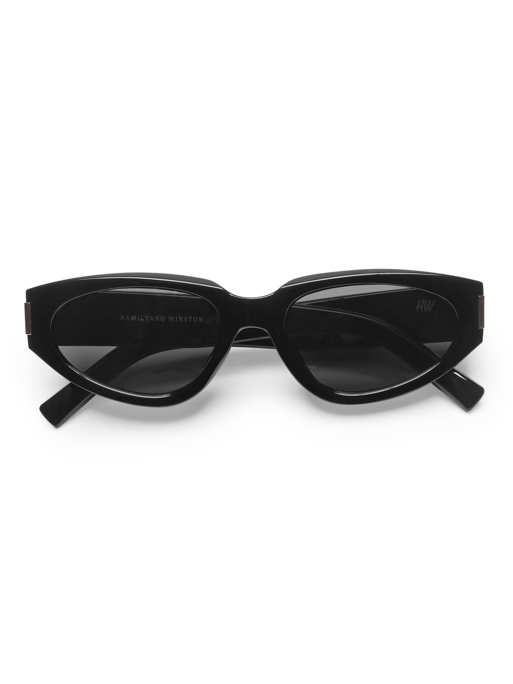 Nyra Black Cateye UV Protected Womens Sunglasses