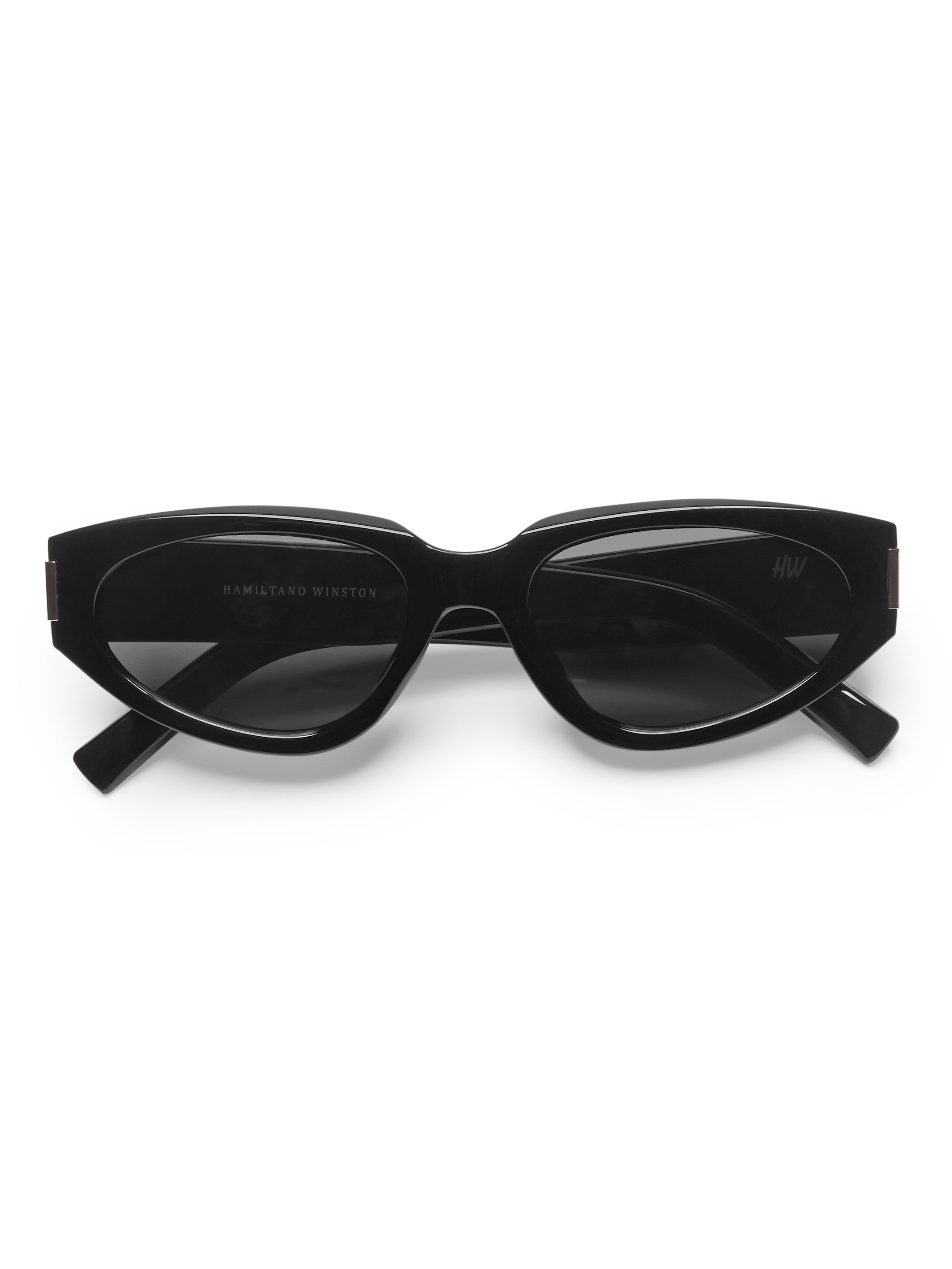 Nyra Black Cateye UV Protected Womens Sunglasses