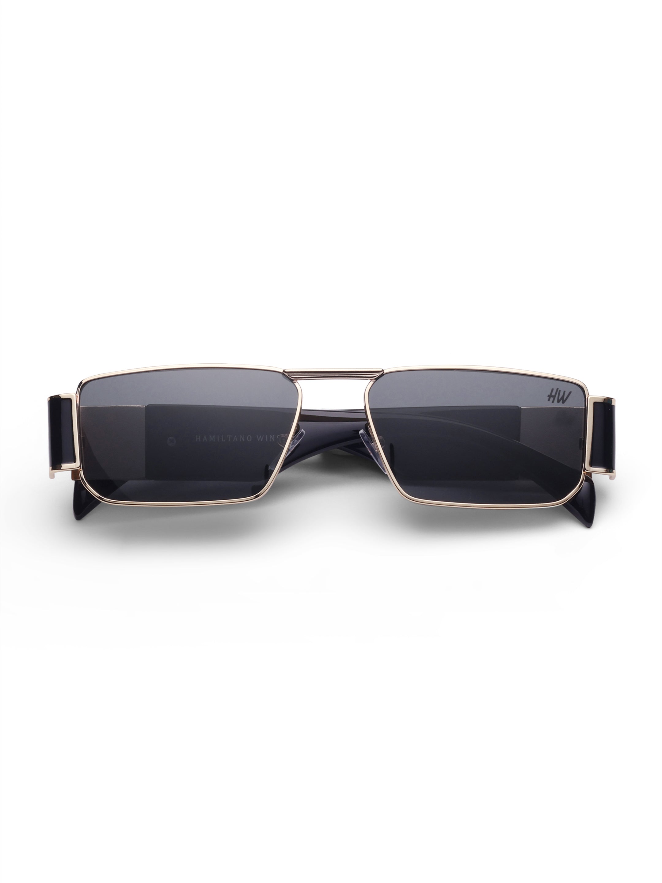 Men's Black Gold UV Protected Sunglasses