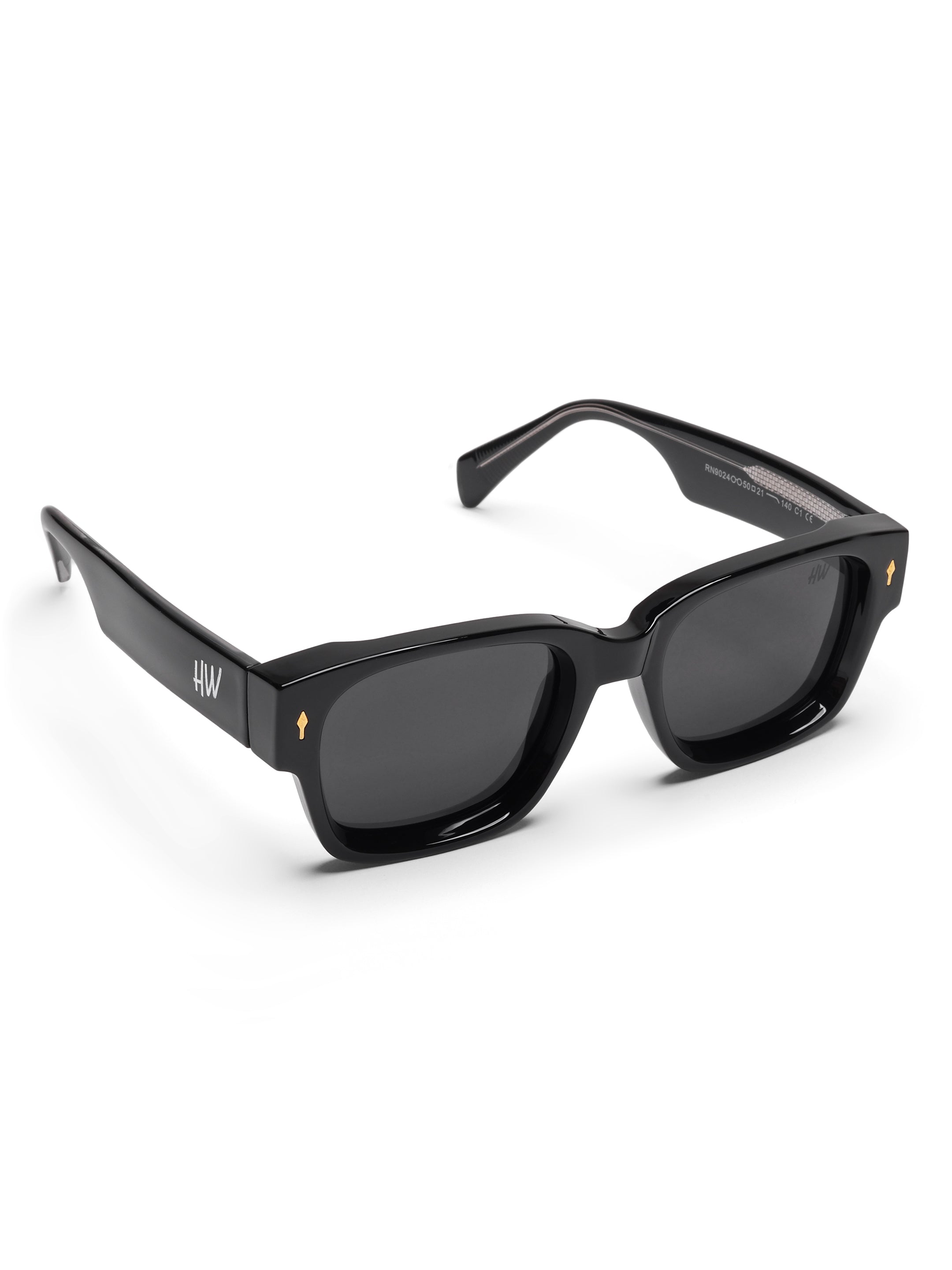 Ventor Black Wayfarer Mens Sunglasses