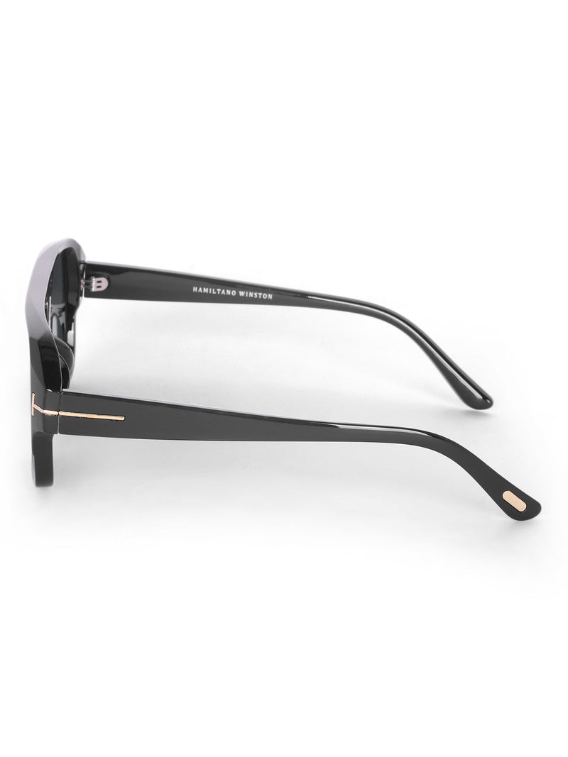 Men's Green UV Protected Wayfarer Rectangular Sunglasses