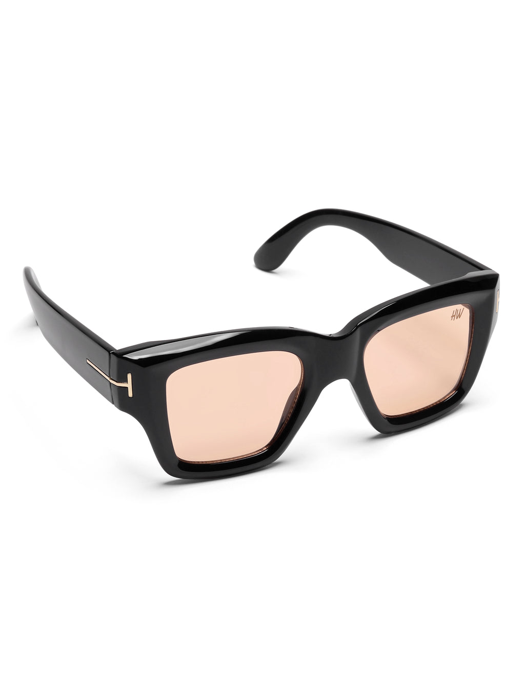 Maverick Peach Wayfarer Mens Sunglasses
