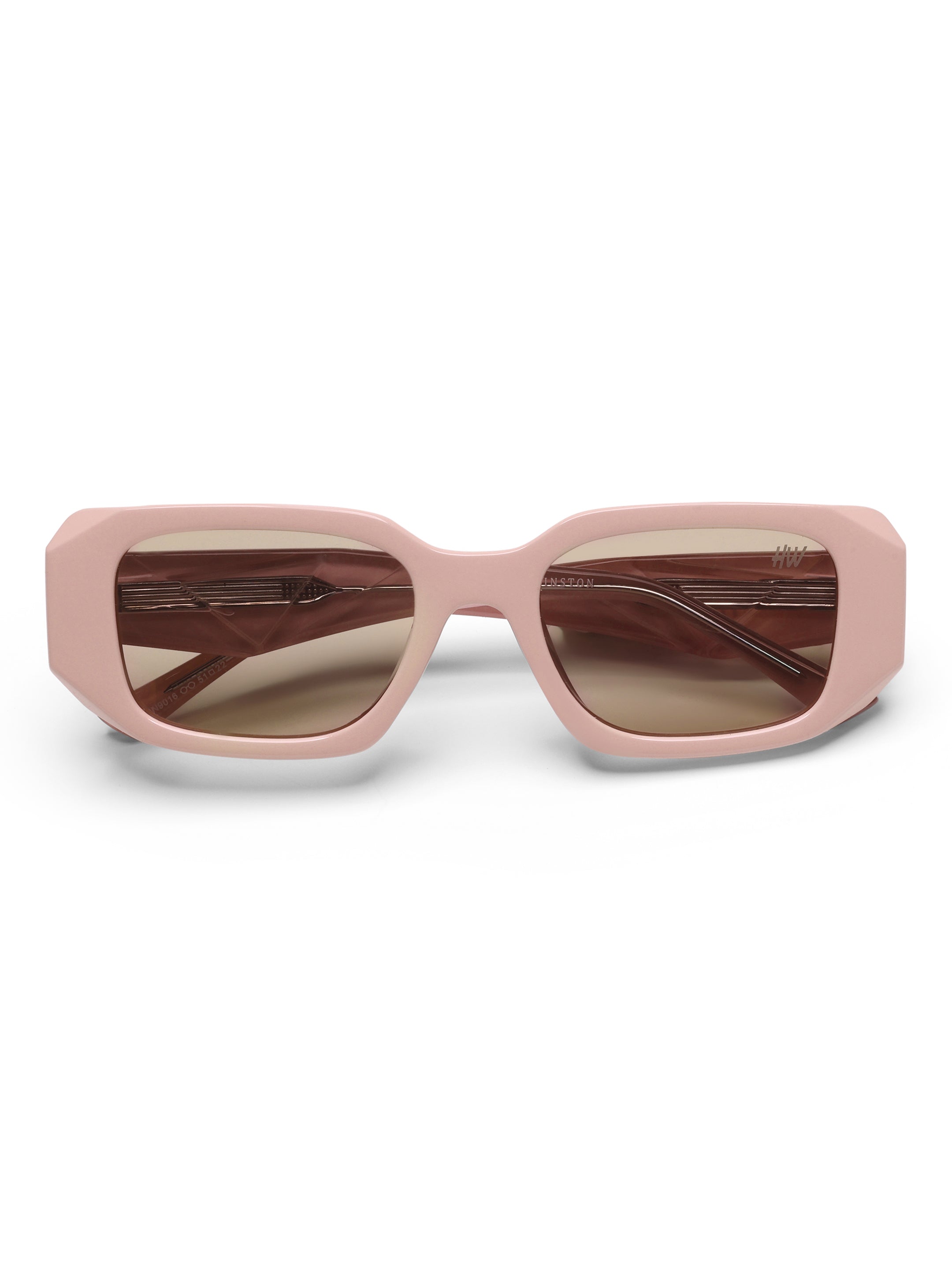 Aurelia Acetate Pink Oval UV Protected Womens Sunglasses