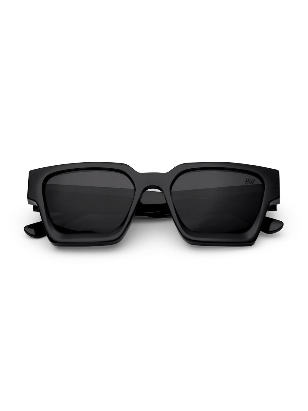 Men's UV Protected Gold Black Wayfarer Sunglasses