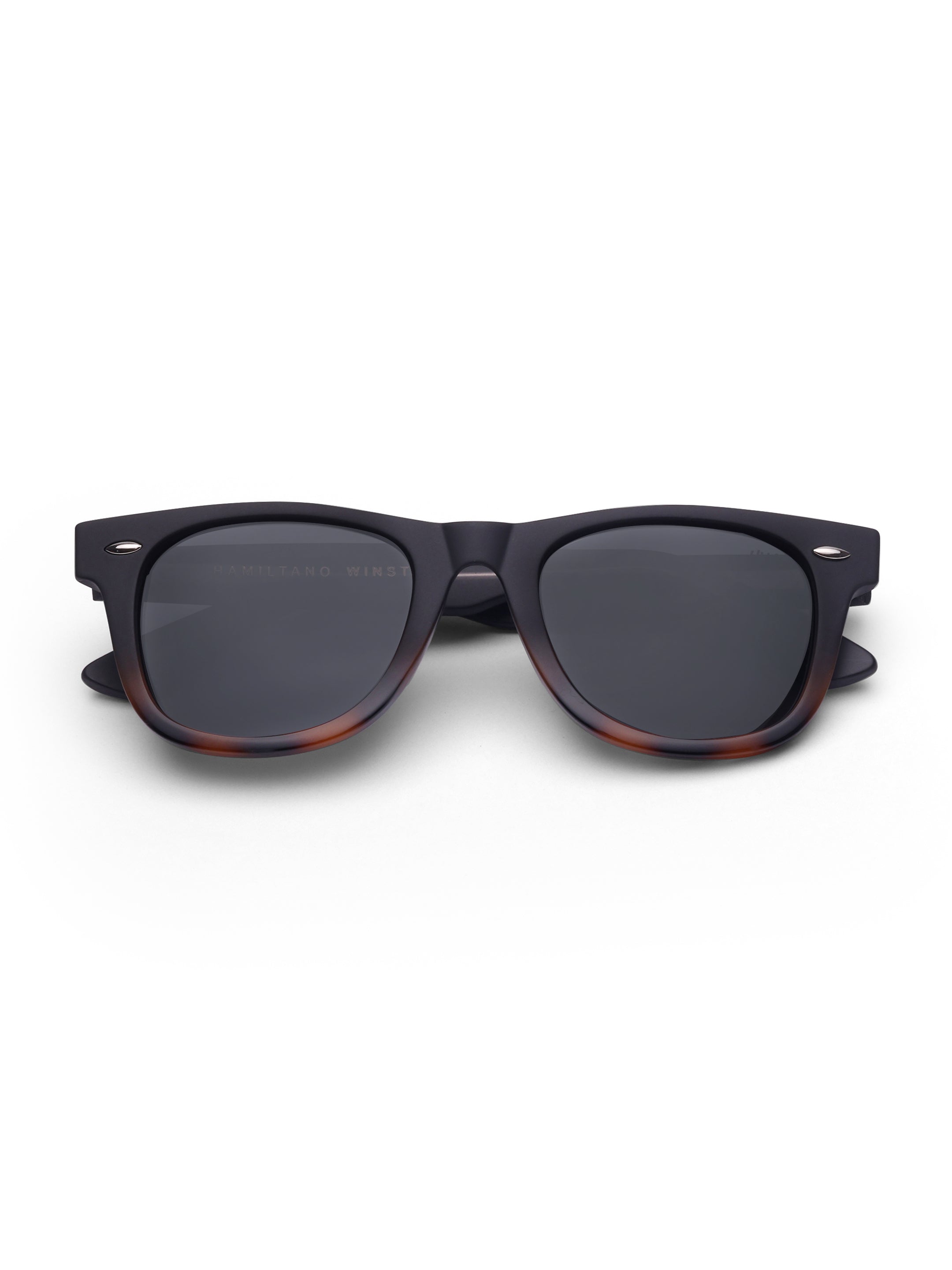 Men's UV Protected Gold Black Leopard Wayfarer Sungasses