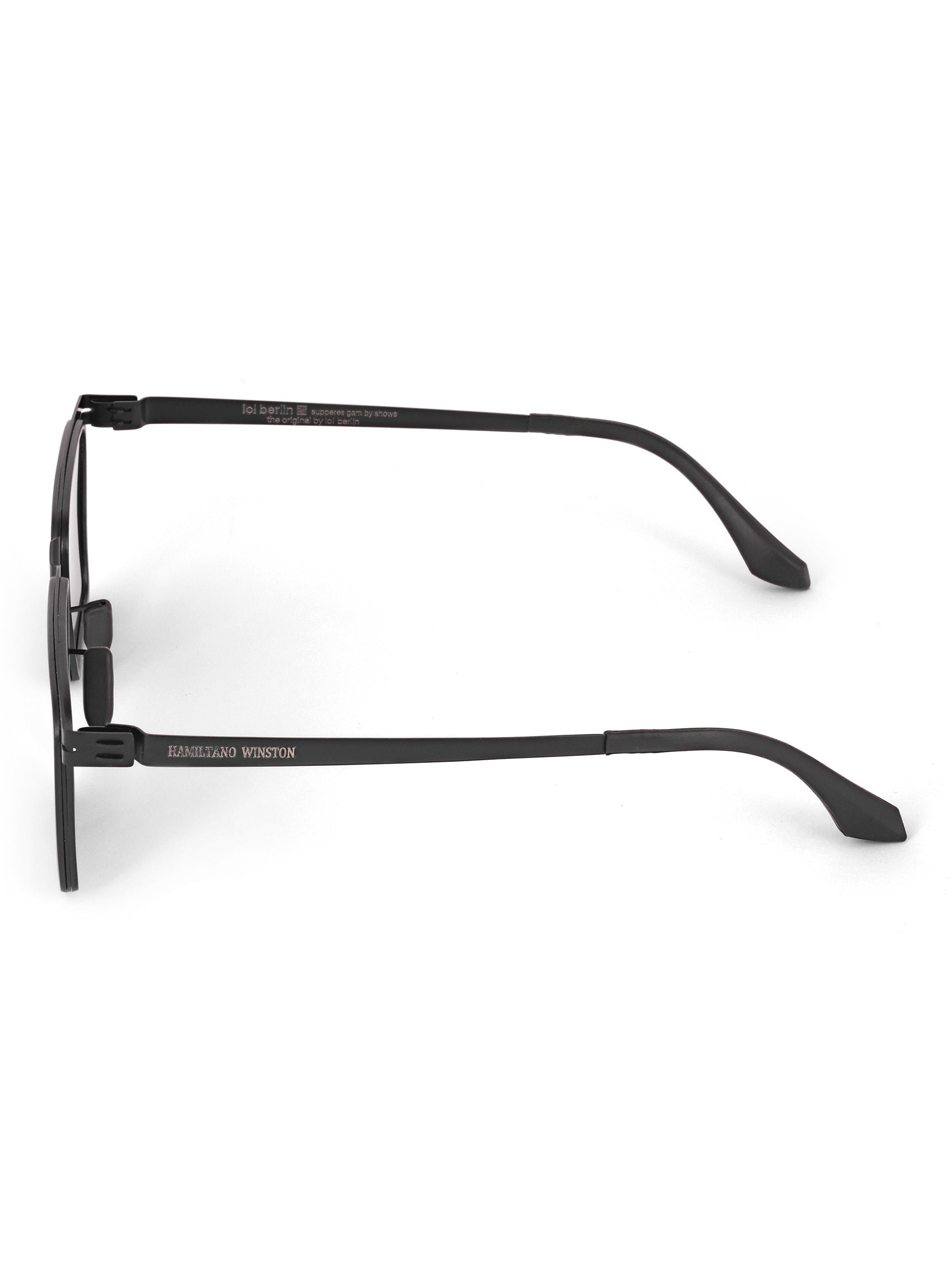 Men Wayfarer Uv Protected Sunglasses Black