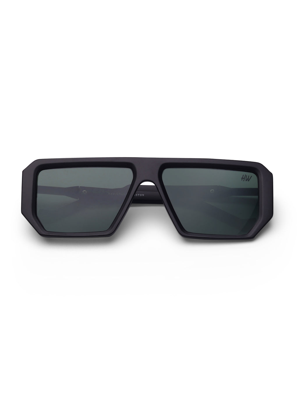 Men's UV Protected Gold Black Green Wayfarer Sunglasses