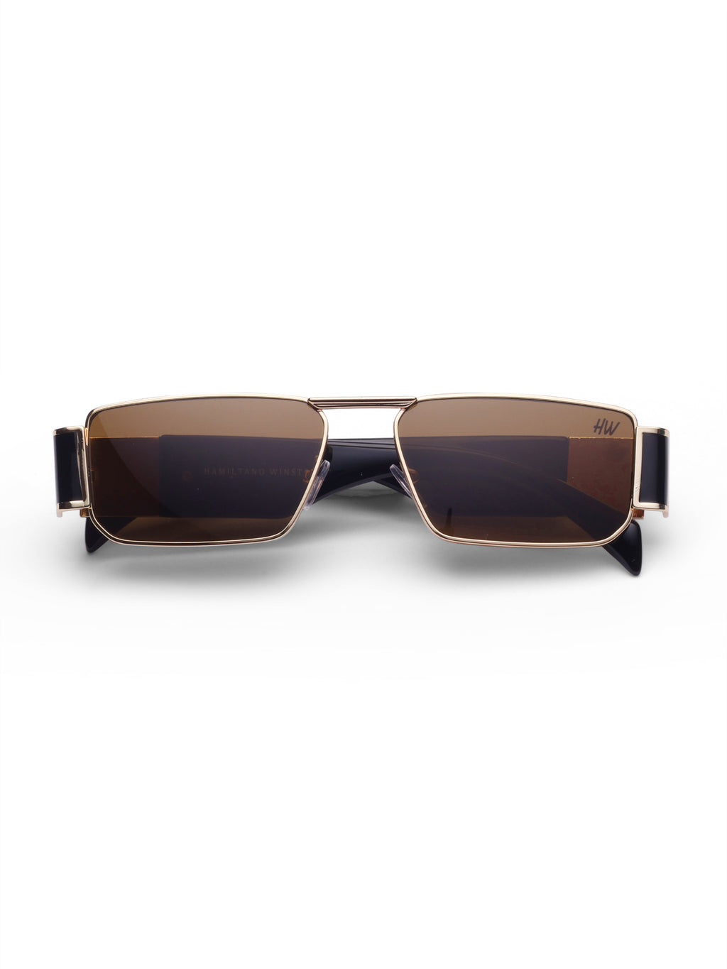 Men's Black Gold UV Protected Sunglasses