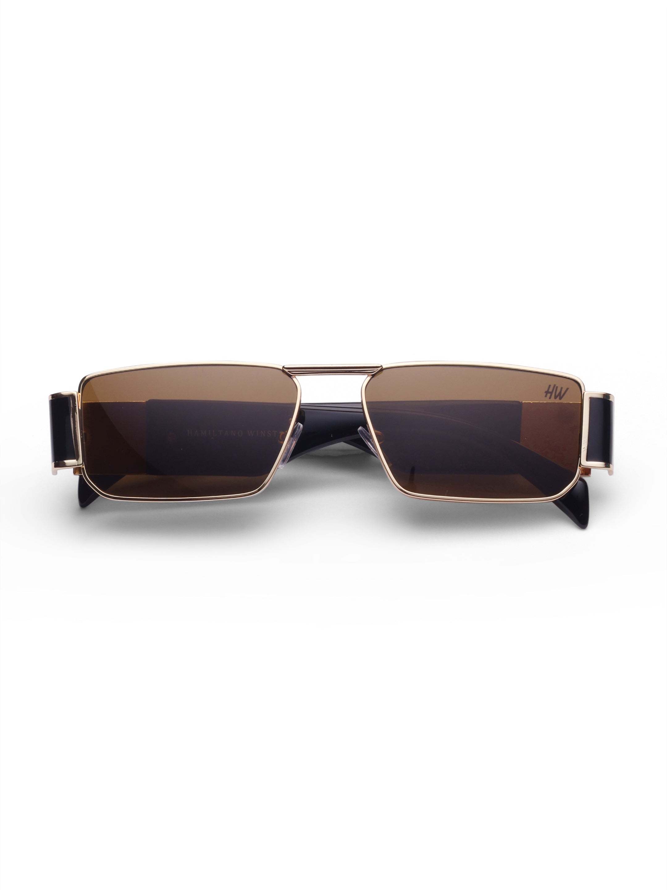 Men's Black Gold UV Protected Sunglasses