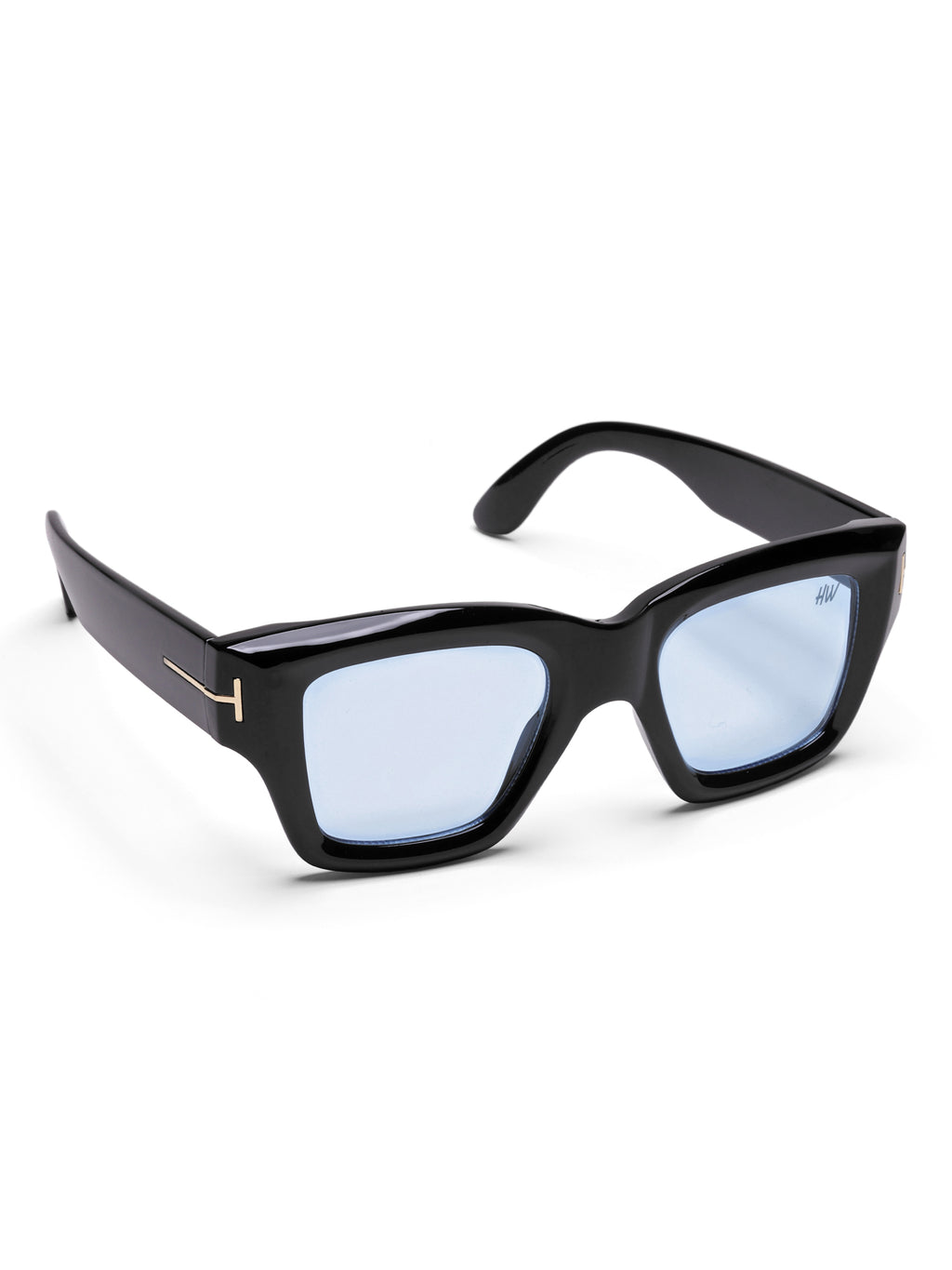 Phantom Blue Wayfarer Mens Sunglasses