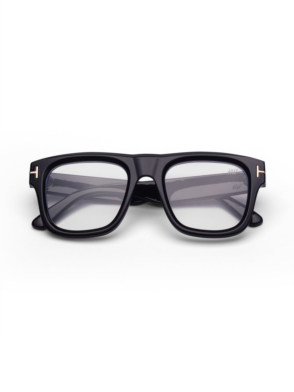 Men's  Wayfarer Rectangular Optical Frame Black