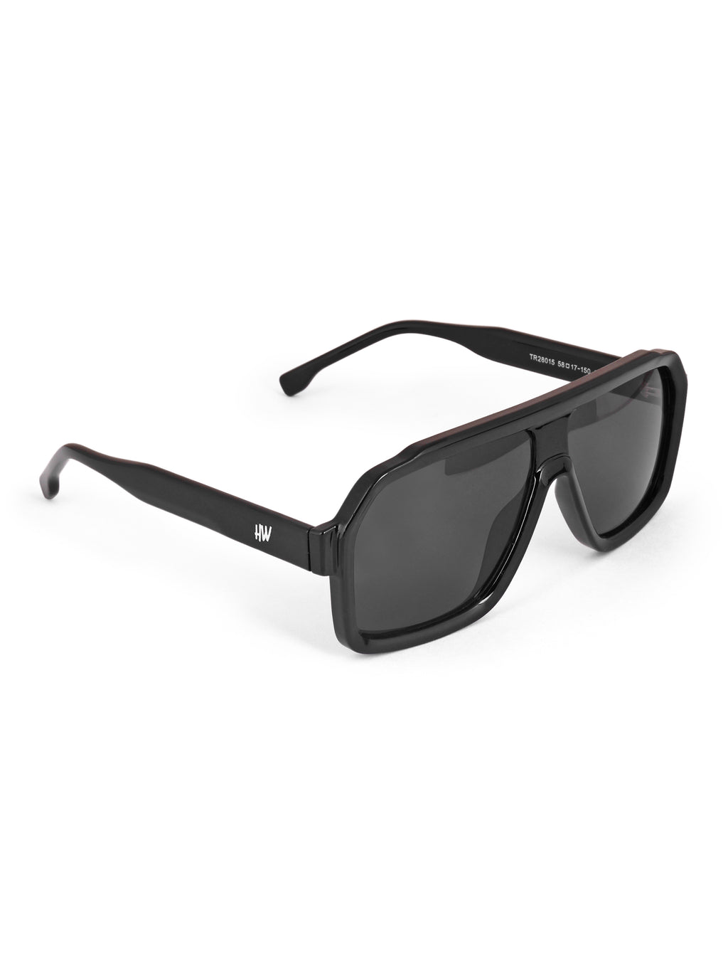 Men's Classic Black Wayfarer Sunglasses
