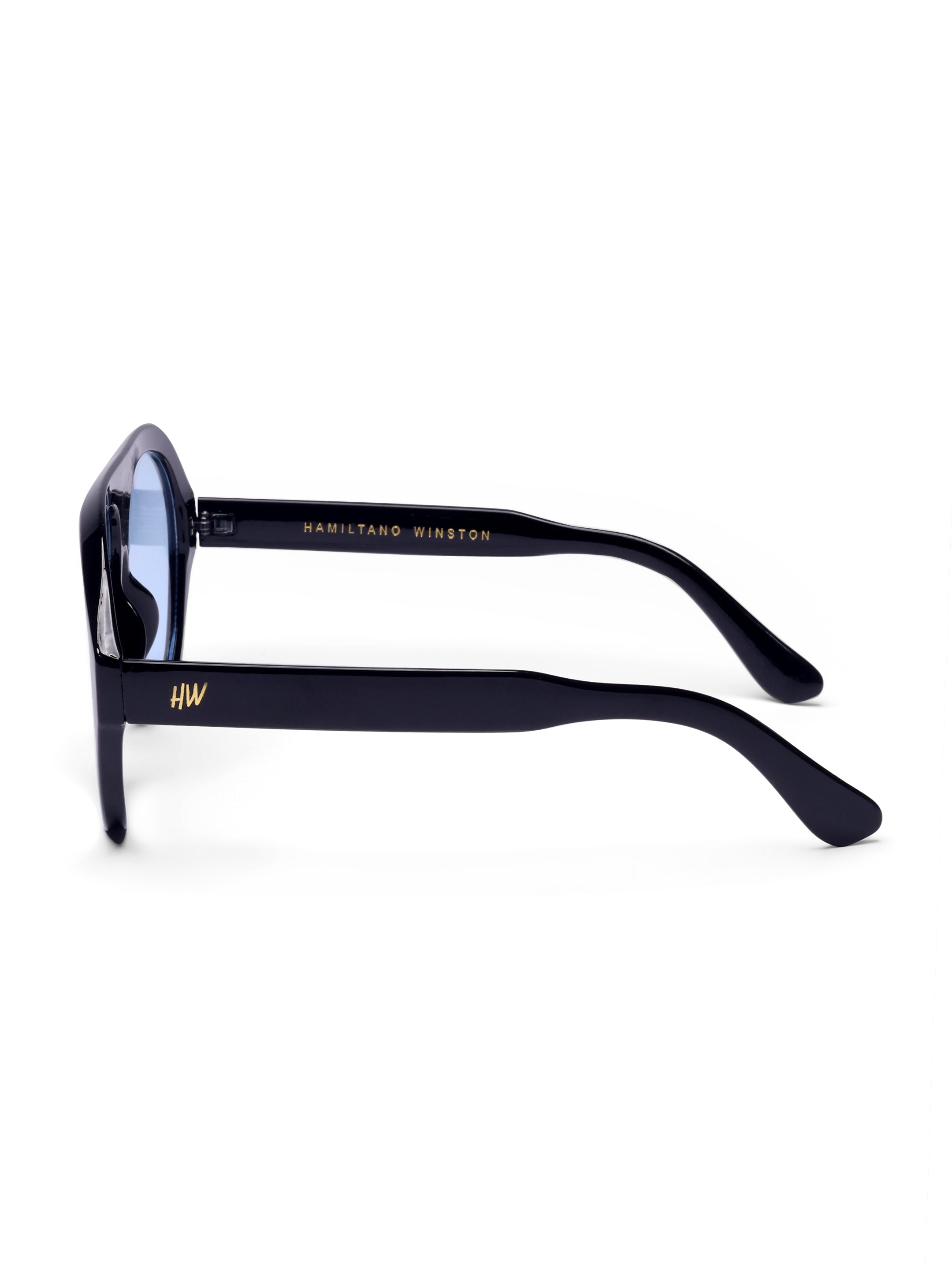 Men's UV Protected Blue Aviator Sunglasses