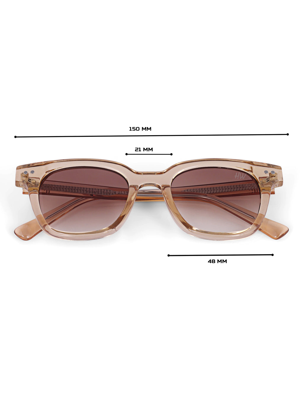 Wayfarer Brown Women UV Protected Sunglasses