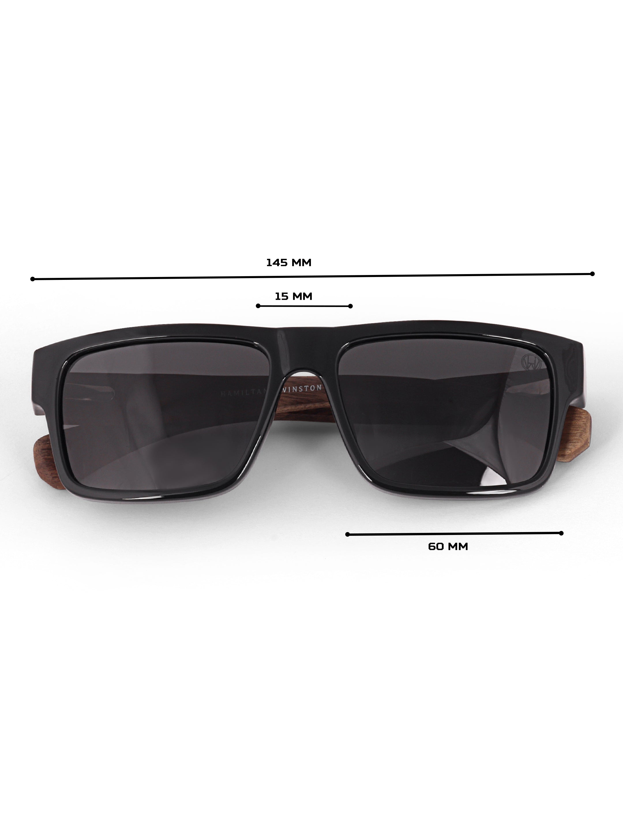 Men Wayfarer UV Protected Sunglasses Black