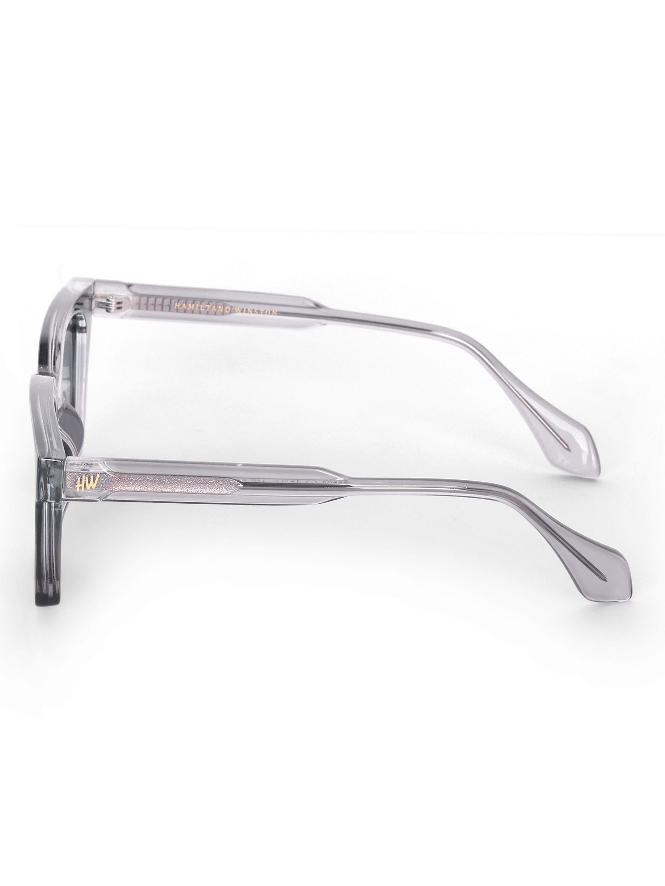 Women's Grey UV Protected Rectangular Sunglasses