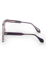 Women's Brown UV Protected Rectangular Sunglasses