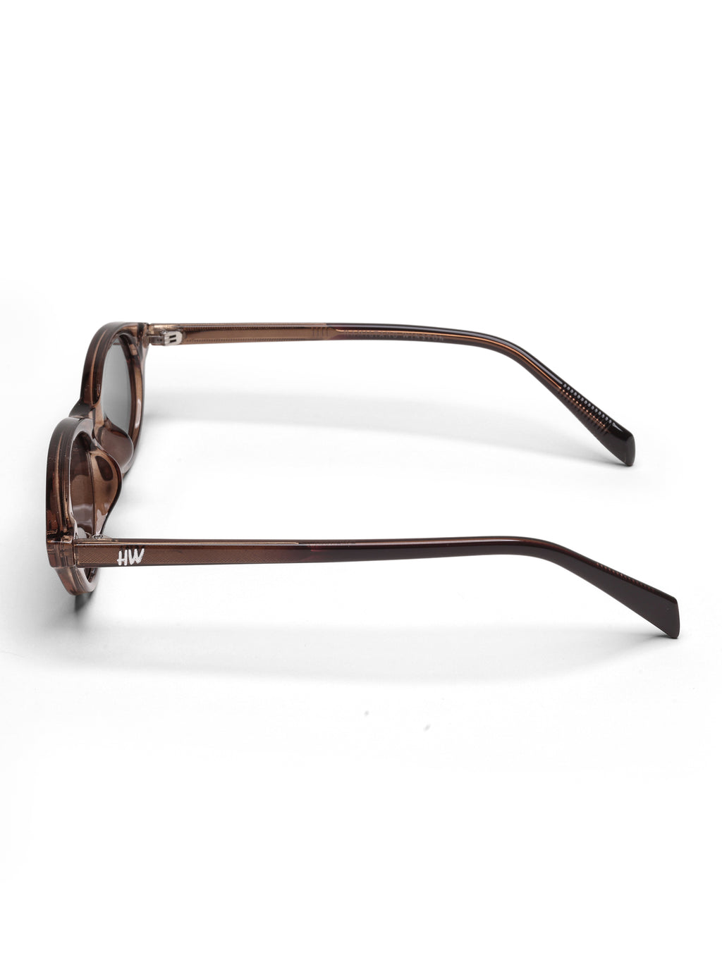Aviana Oval Brown UV Protected Womens Sunglasses