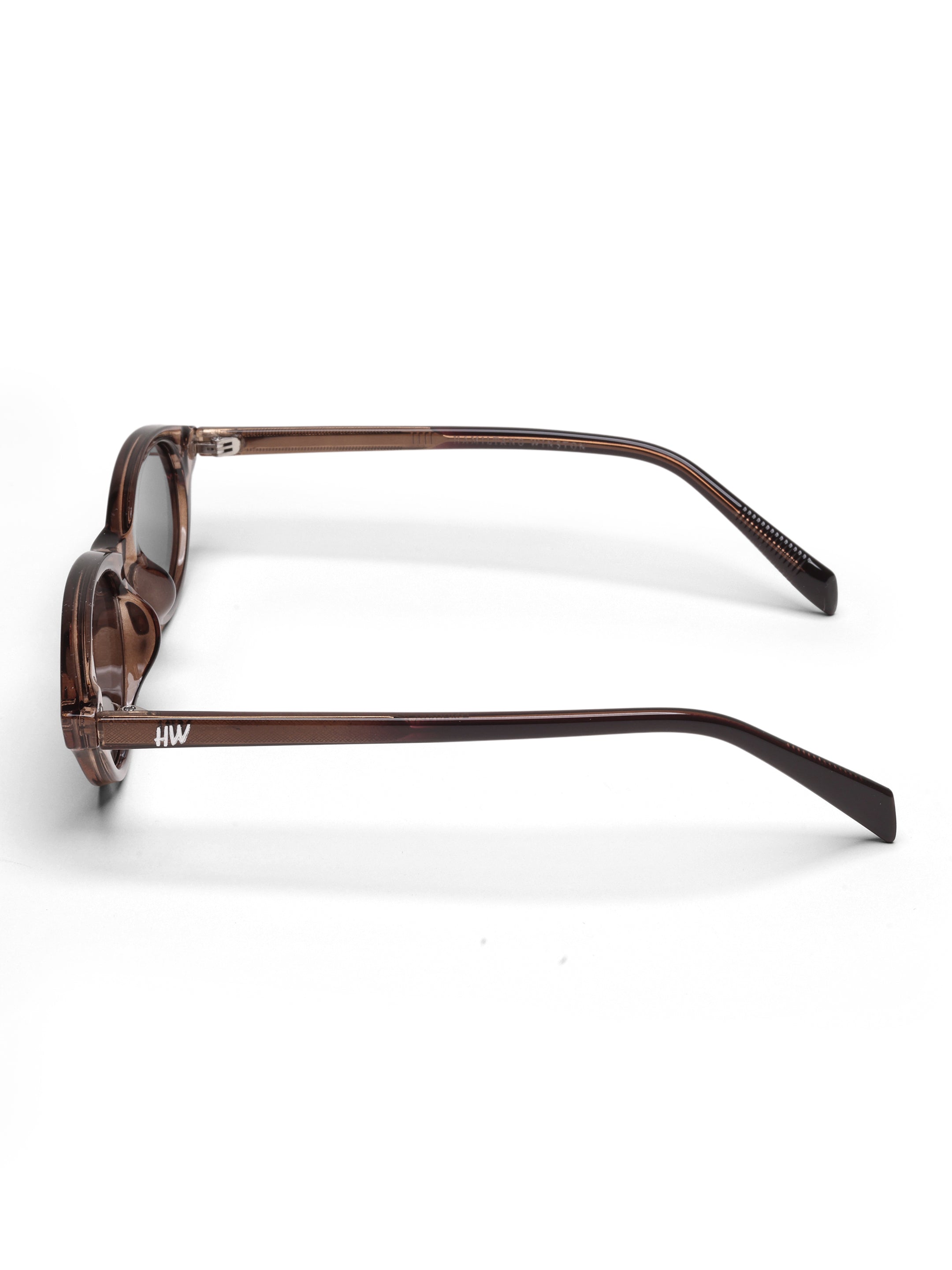 Aviana Oval Brown UV Protected Womens Sunglasses