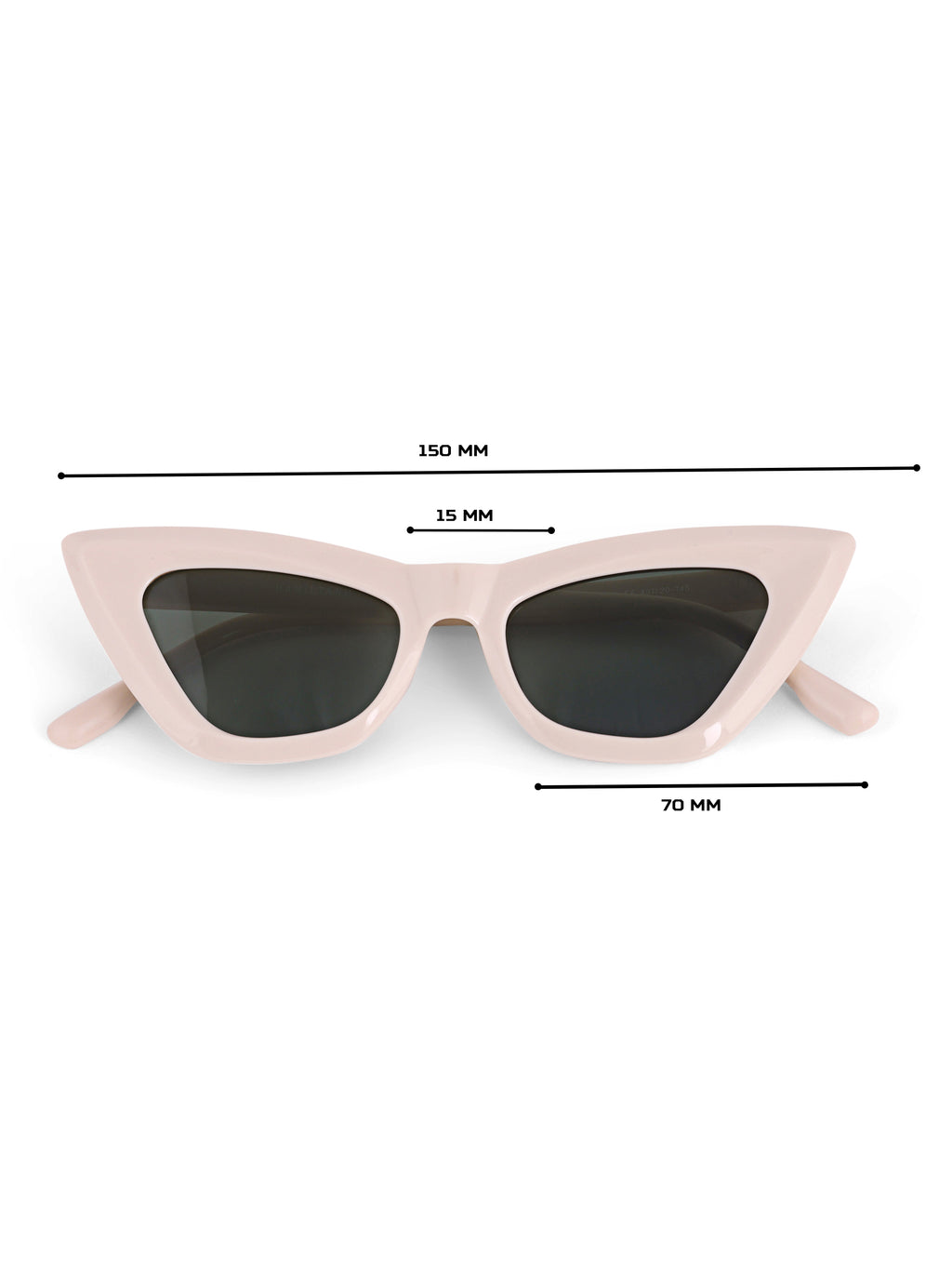 Green Cateye Women UV Protected Sunglasses