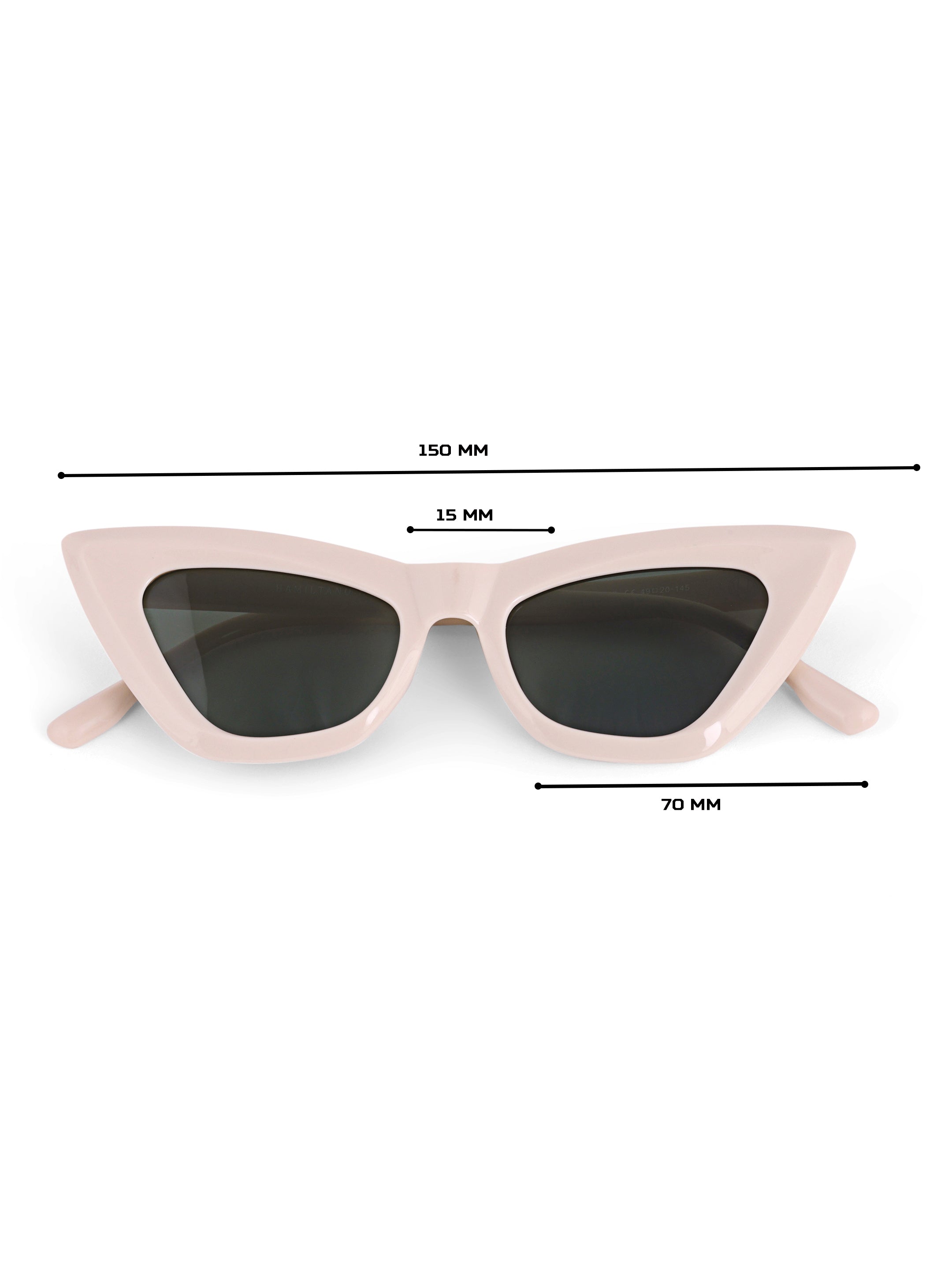 Green Cateye Women UV Protected Sunglasses