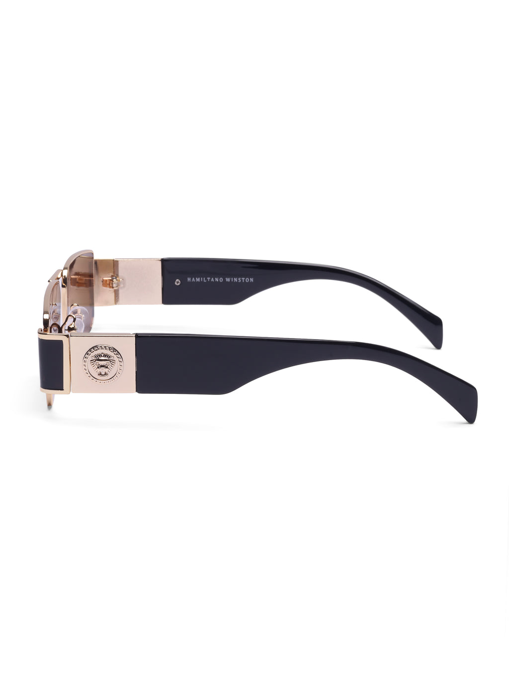Men's Black Gold UV Protected Sunglasses