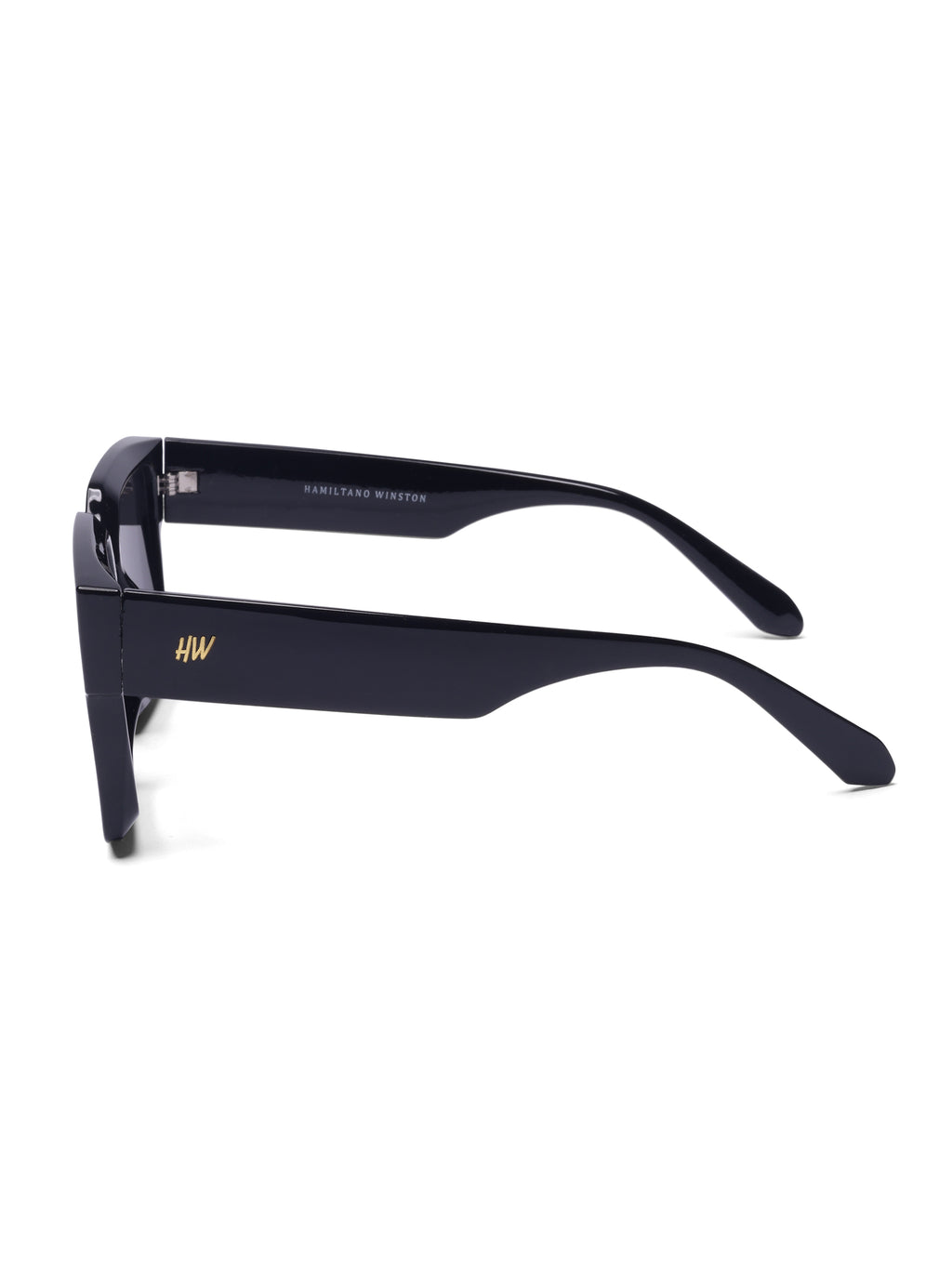 Women's Black Square Oversize Sunglasses