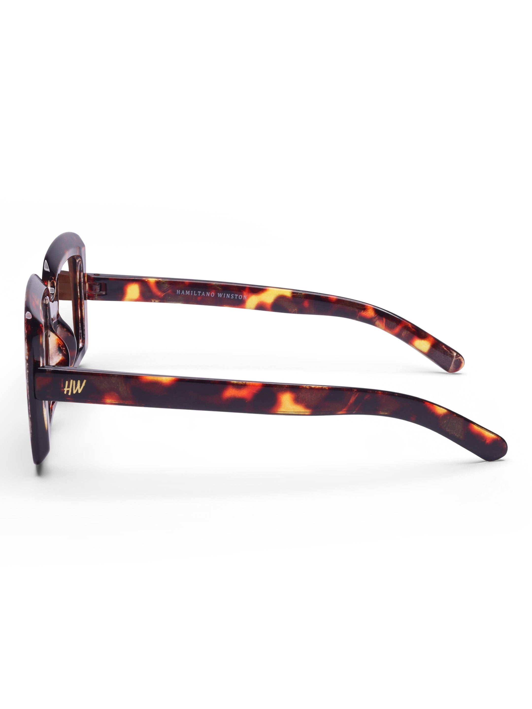 Women's Leopard Brown Sqaure Oversize Sunglasses
