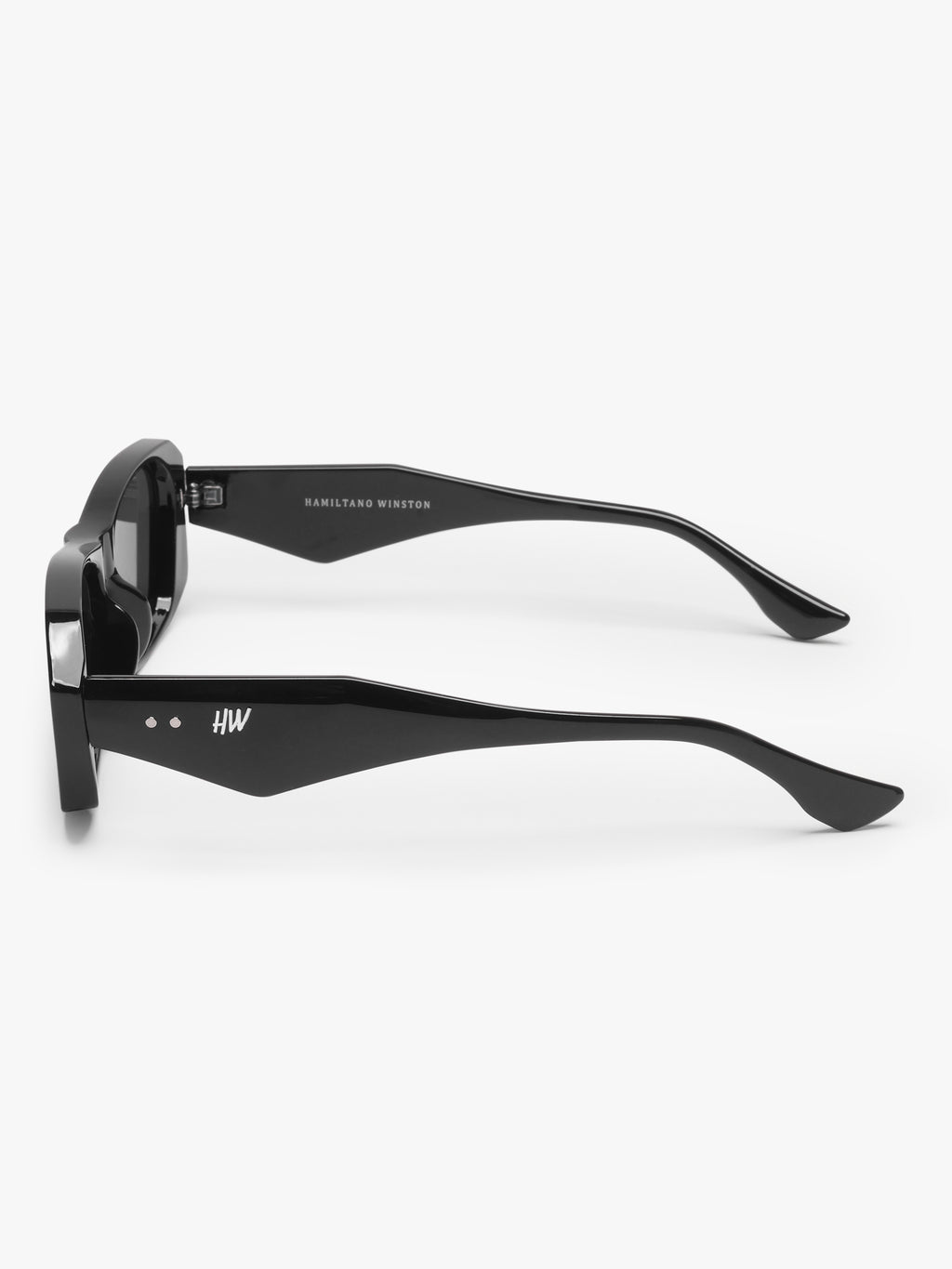 Brielle Black Rectangular UV Protected Womens Sunglasses