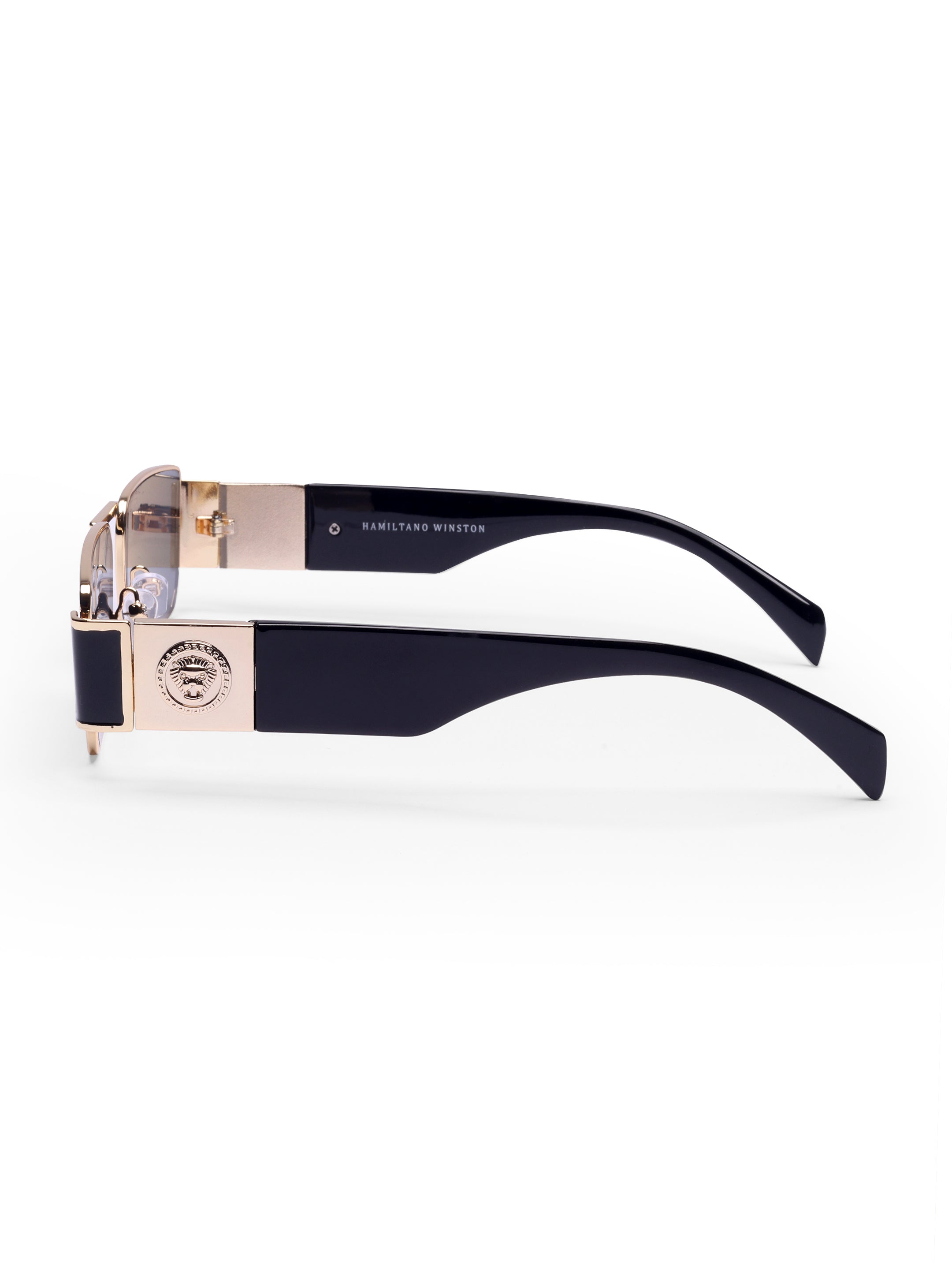 Men's Black Gold UV Protected Sunglasses