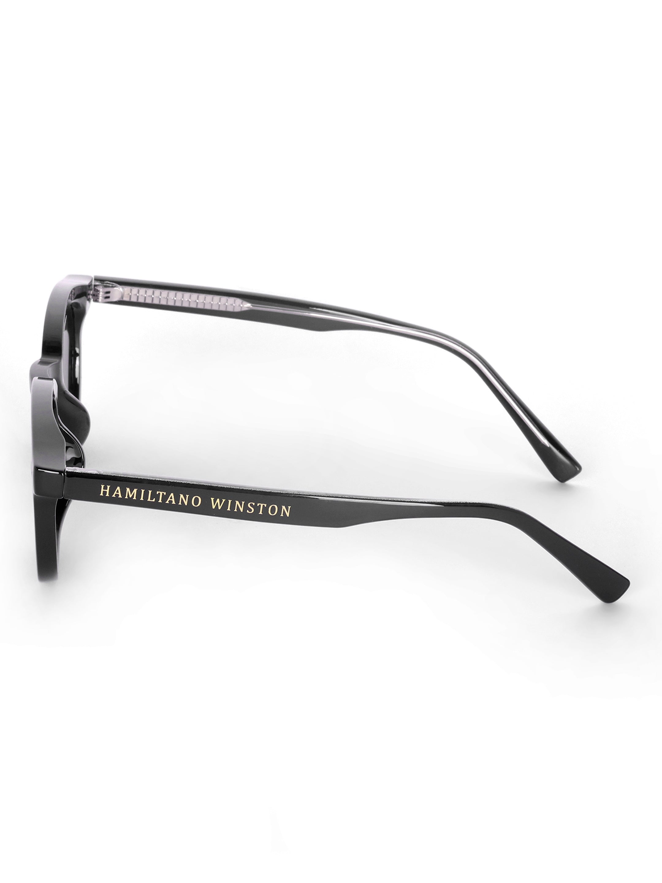 Women's Black UV Protected Round Premium Sunglasses