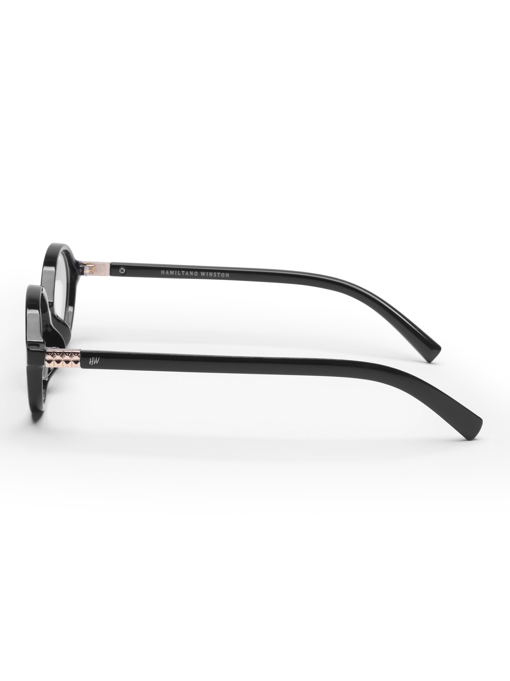 Women's Black Oval Optical Frame