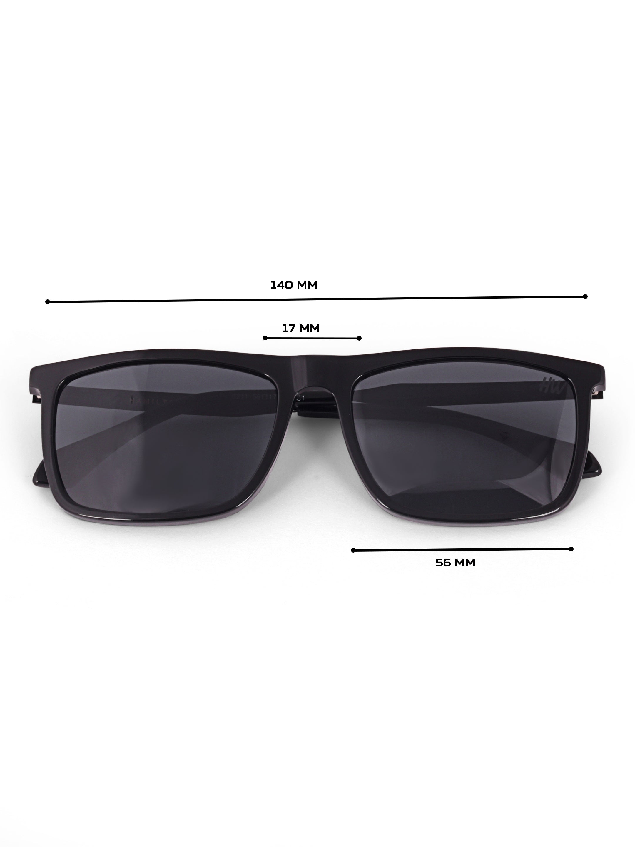 Men Wayfarer UV Protected Sunglasses Black