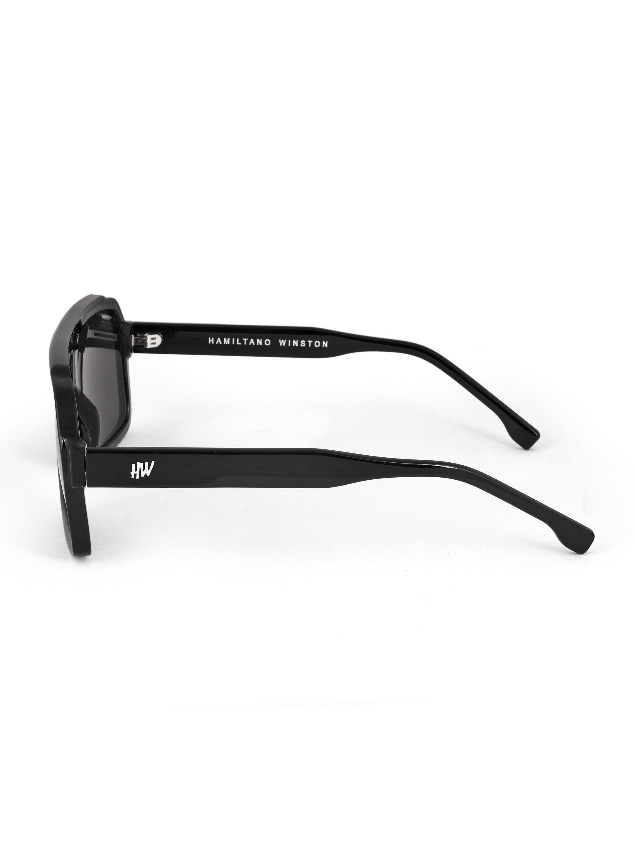Men's Classic Black Wayfarer Sunglasses