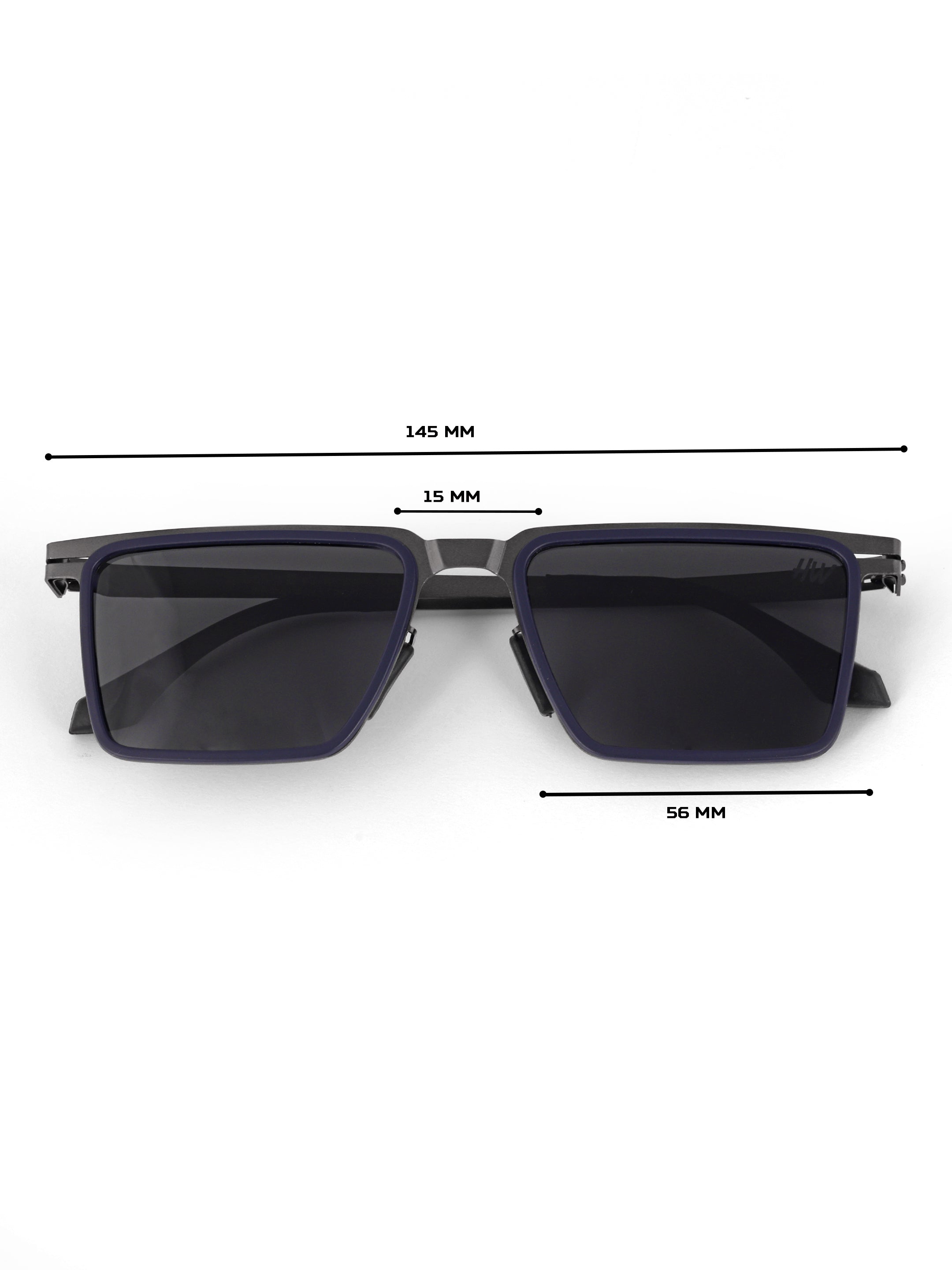 Men Wayfarer UV Protected Sunglasses Black