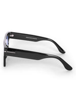 Men's UV Protected Blue Wayfarer Rectangular Sunglasses