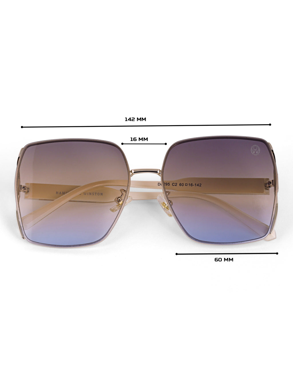 Women Square UV Protected Sunglasses