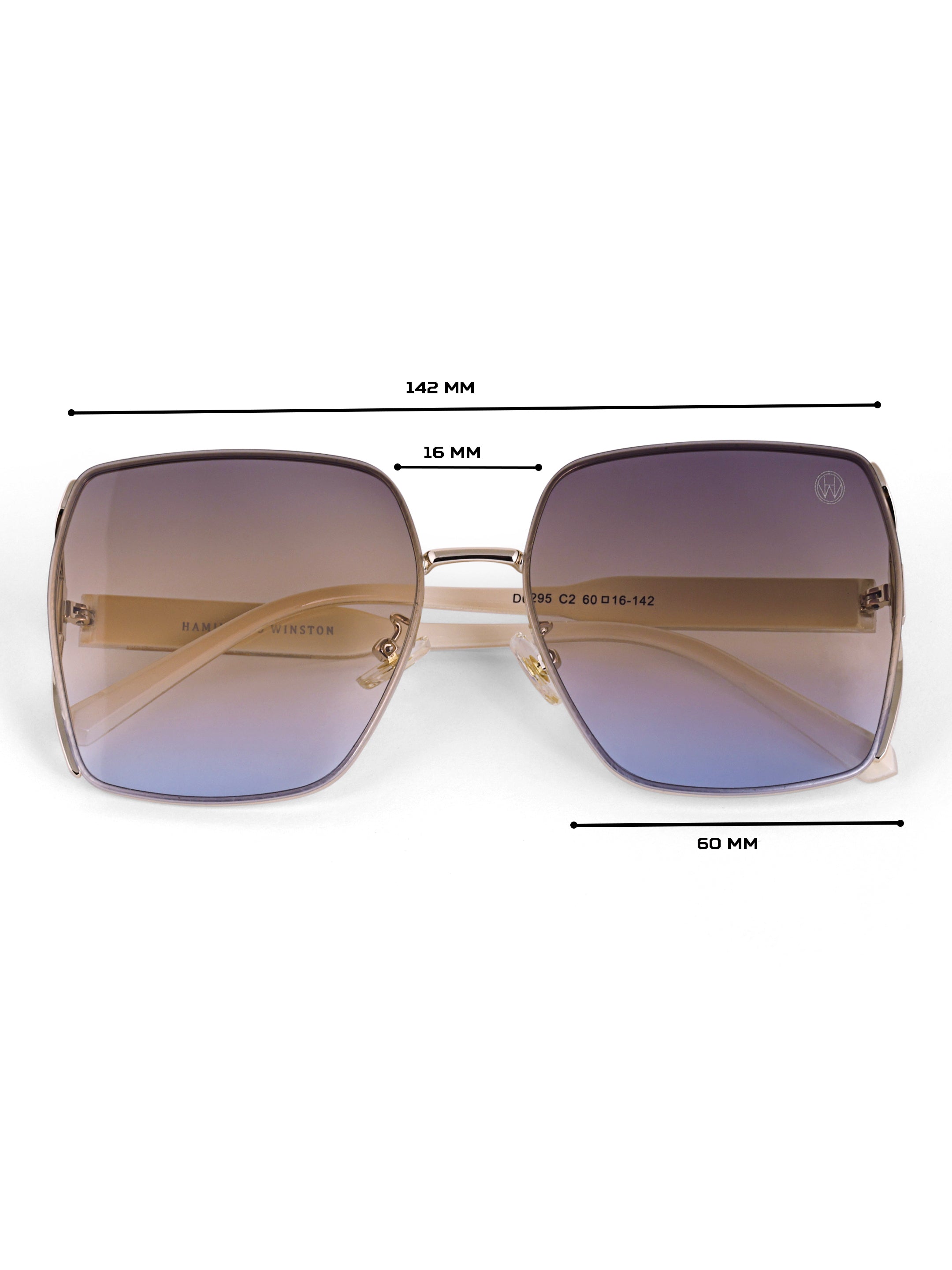 Women Square UV Protected Sunglasses