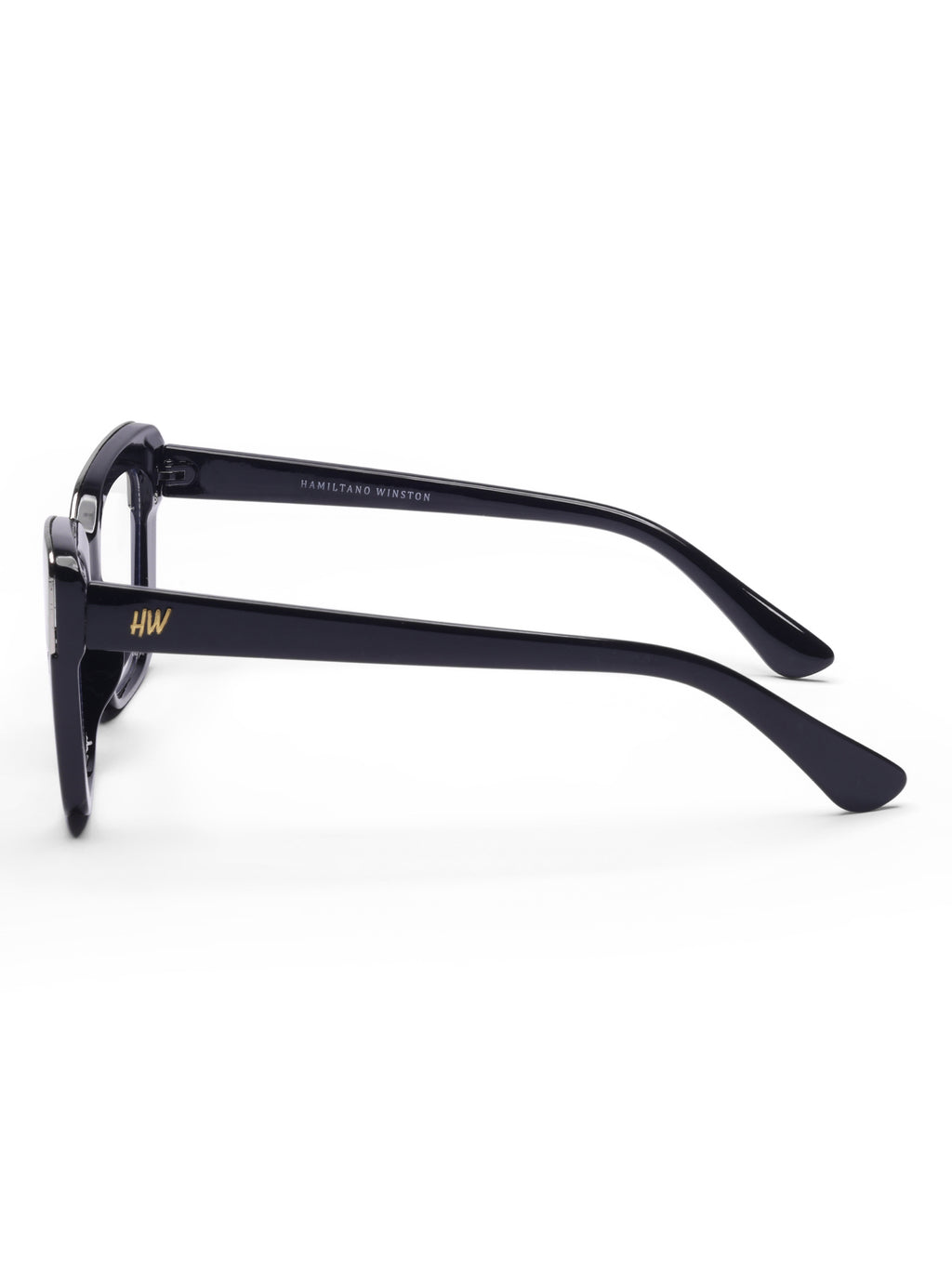 Women's Black Grey Rectangular Optical Frame