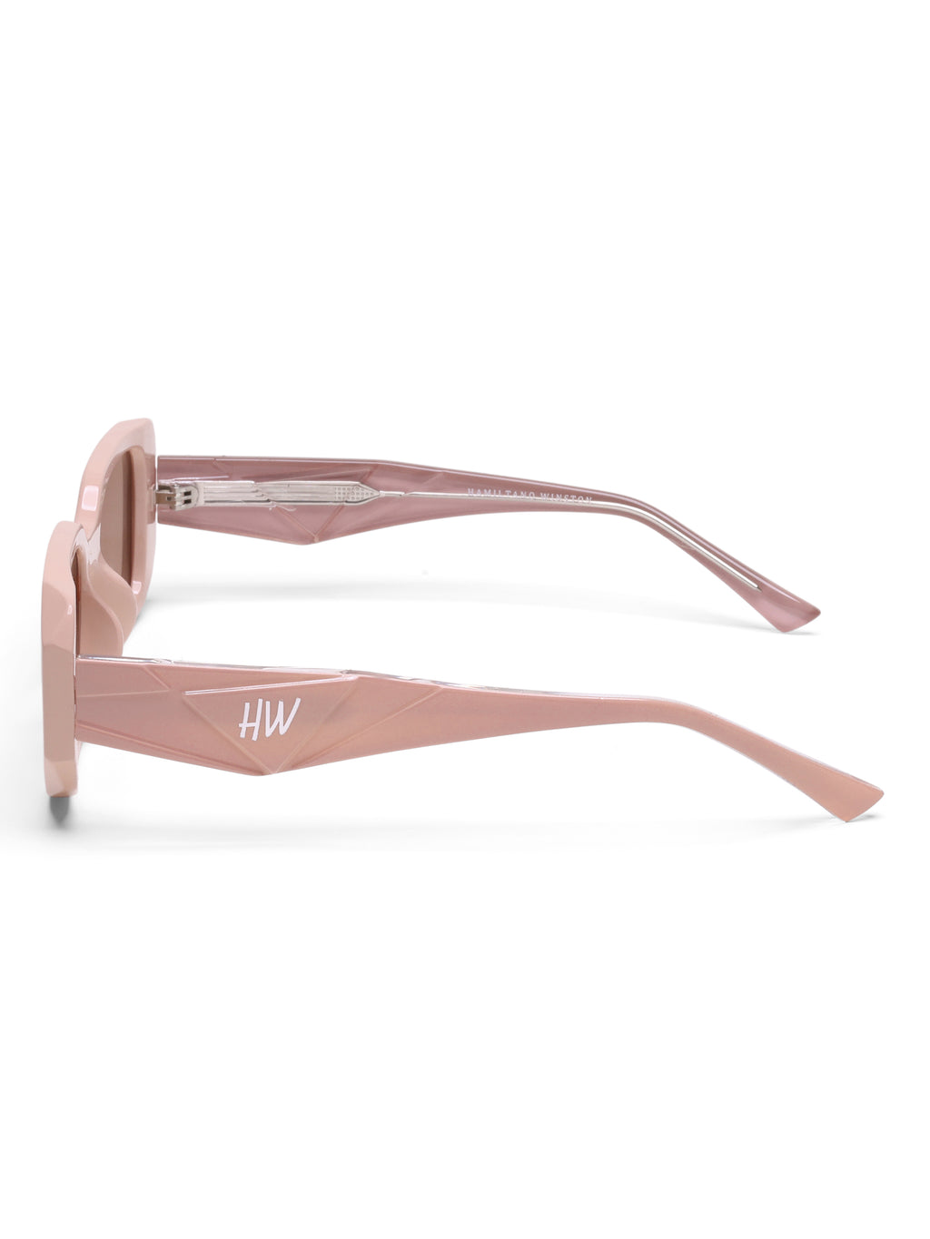 Olyvra Pink Rectangular Women Sunglasses
